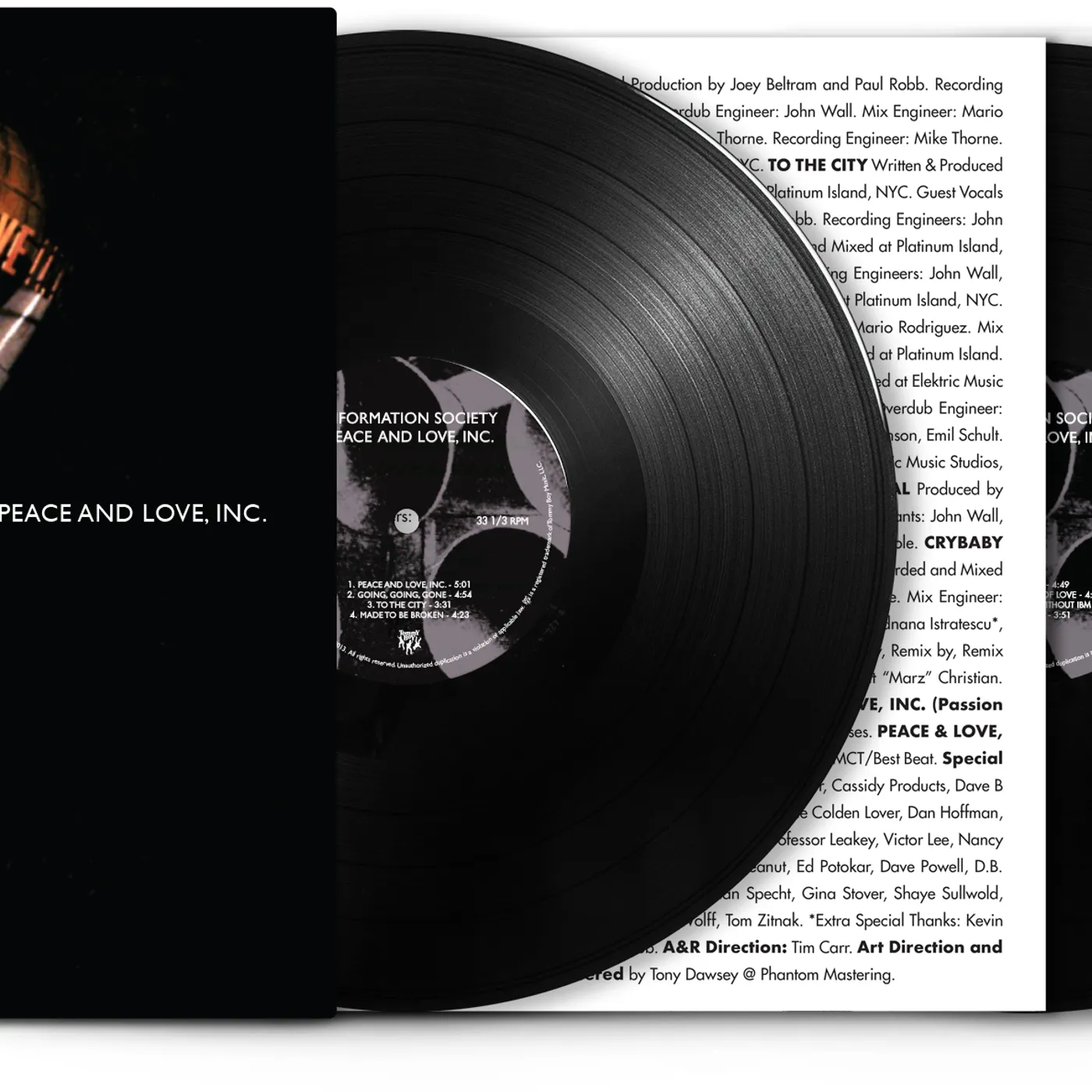 Information Society Peace & Love Inc.   30 Th Anniversary Vinyl Record