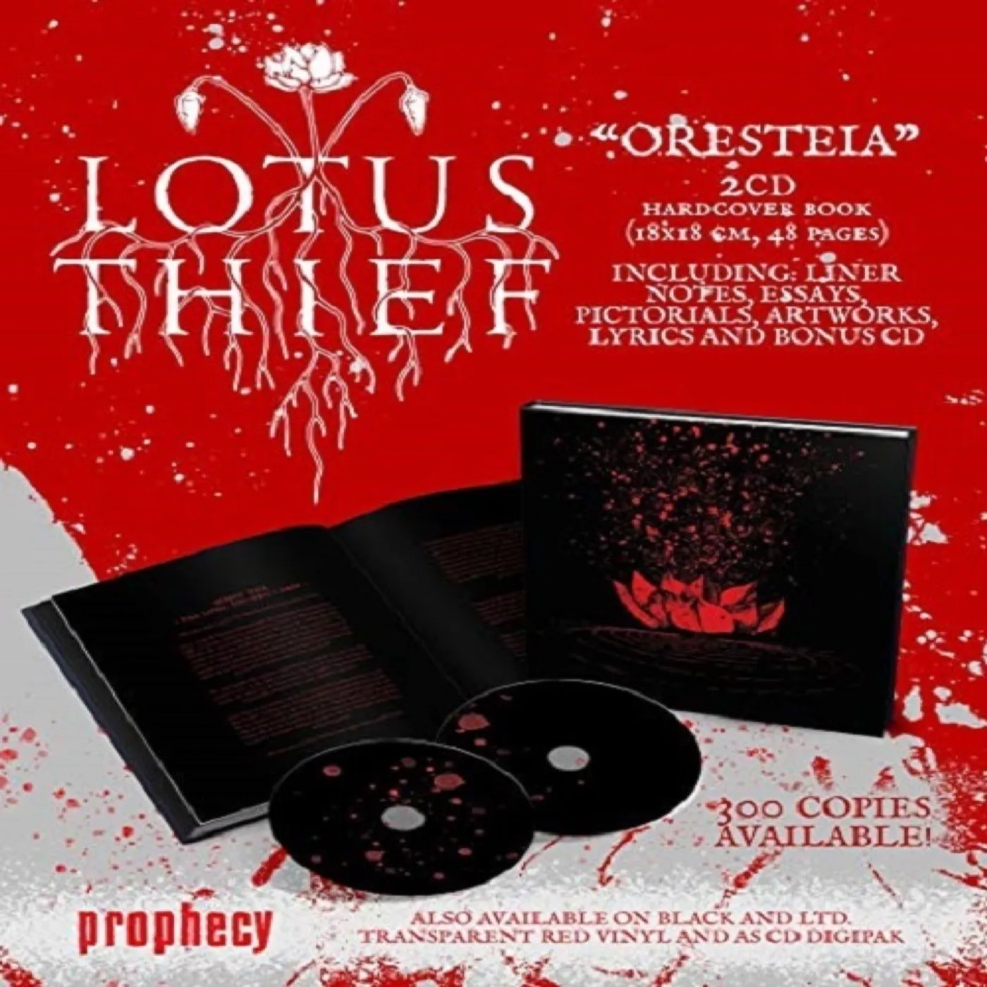 Lotus Thief ORESTEIA (HARDCOVER BOOK) CD