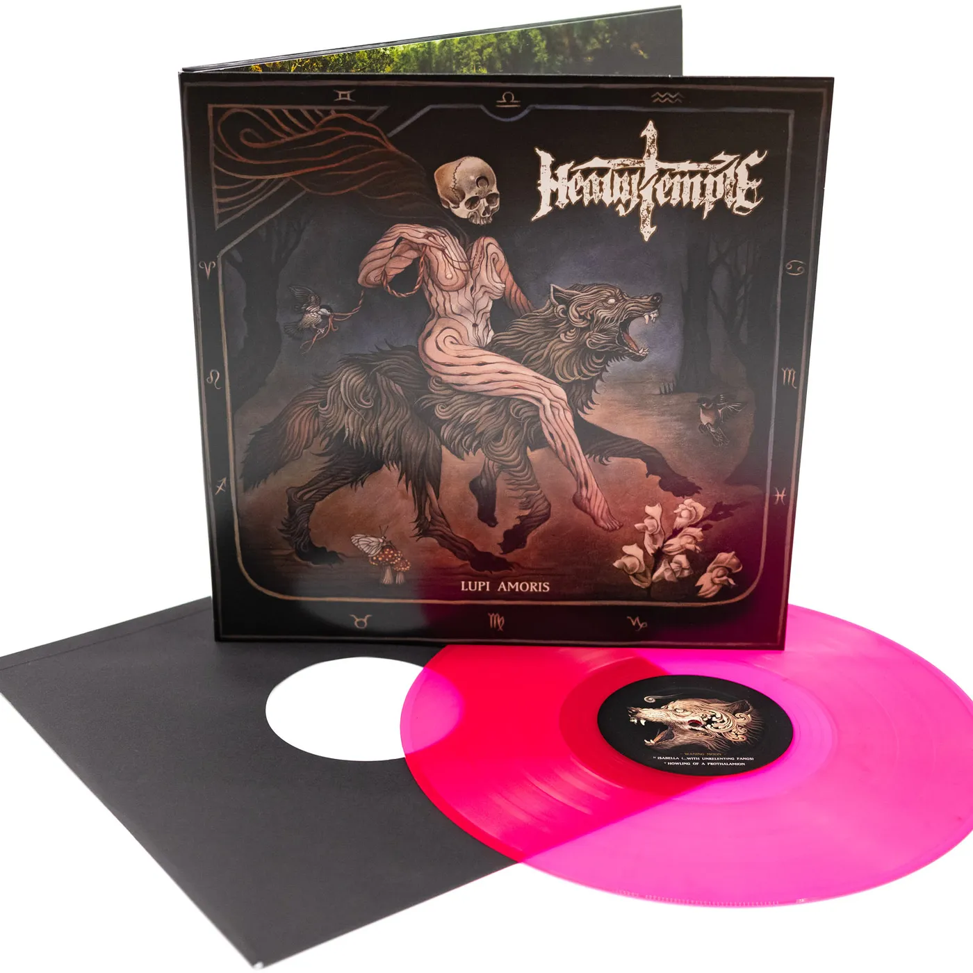 Heavy Temple Lupi Amoris   Magenta Vinyl Record