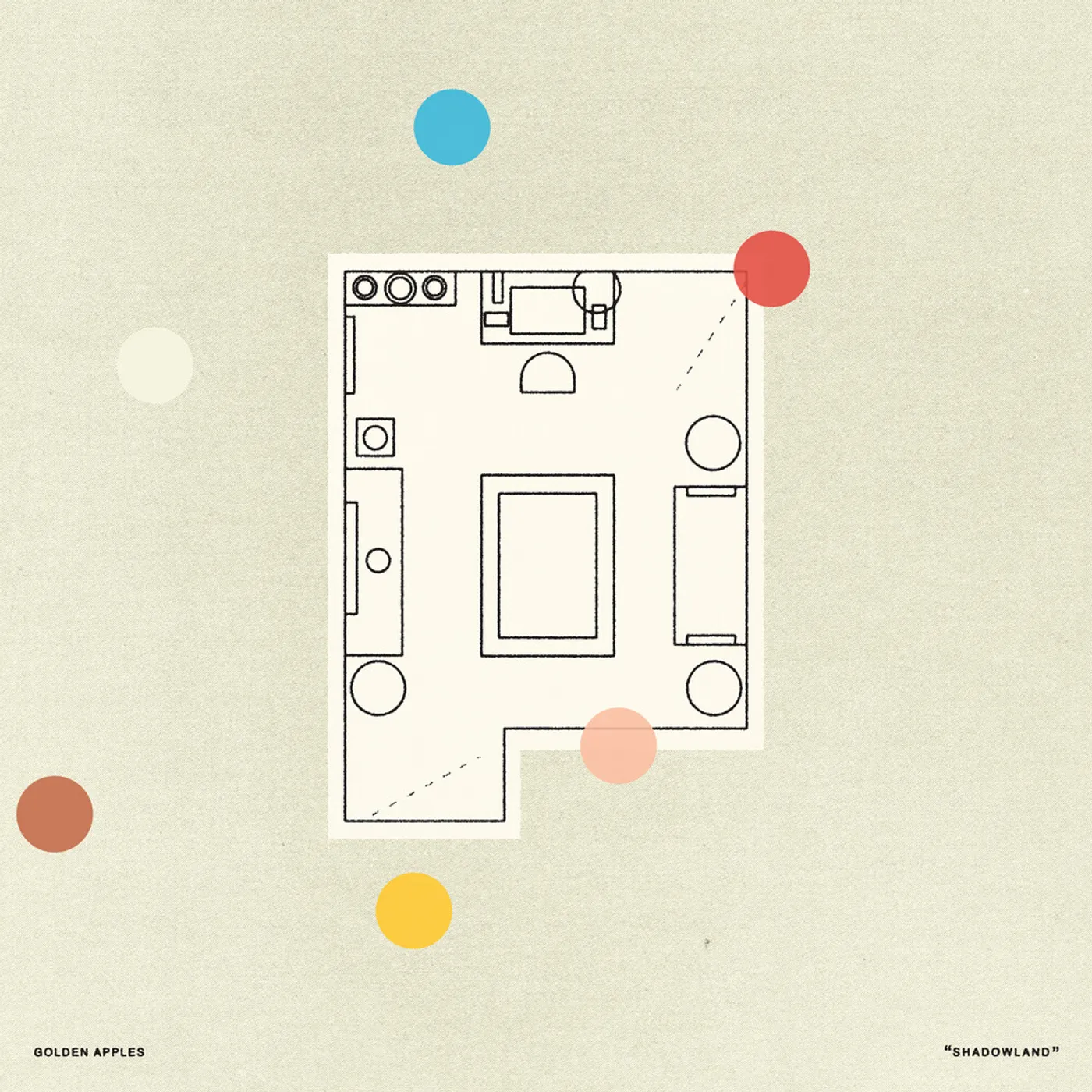 Golden Apples SHADOWLAND (YELLOW VINYL) (I) Vinyl Record