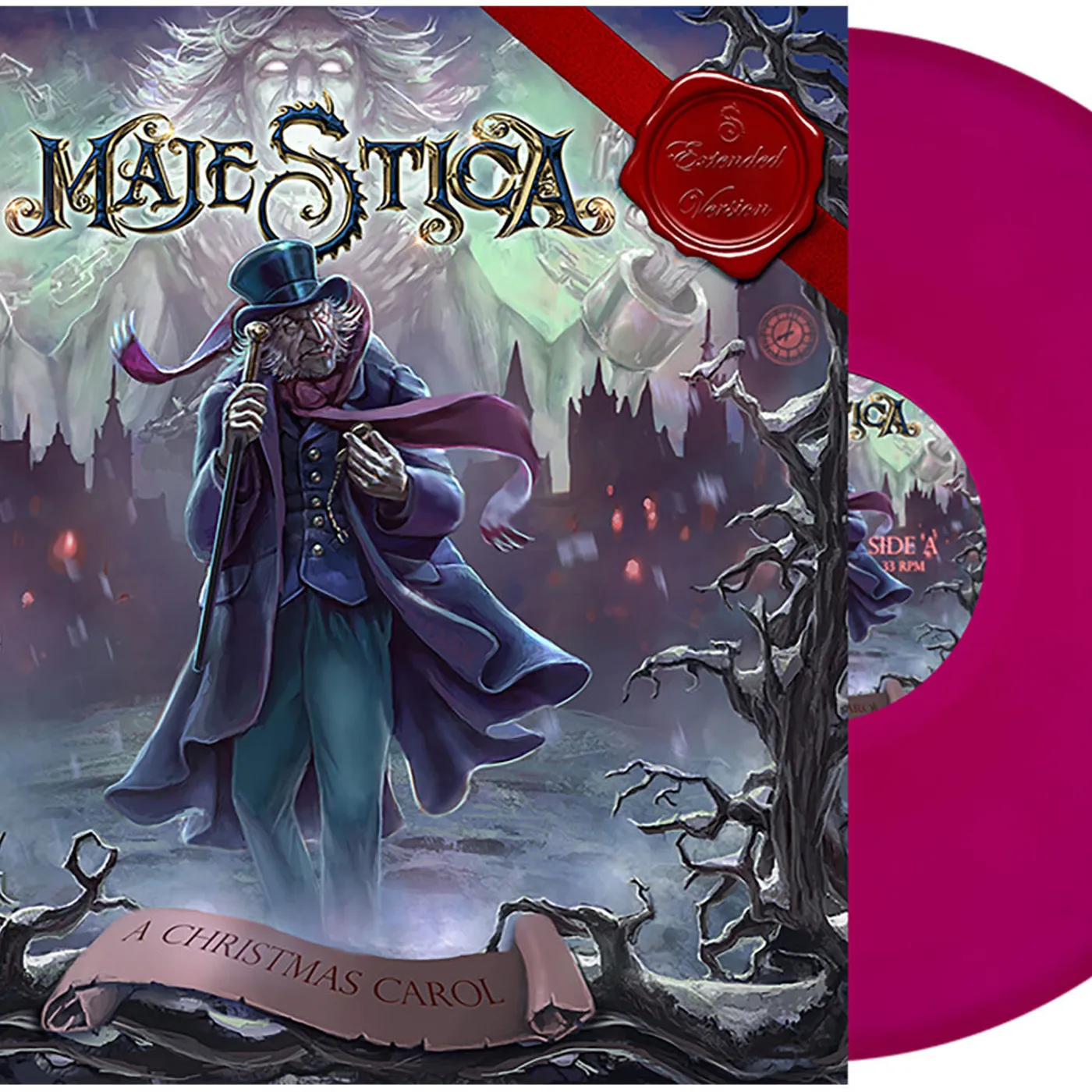 Majestica Christmas Carol   Extended Version Purpl Vinyl Record