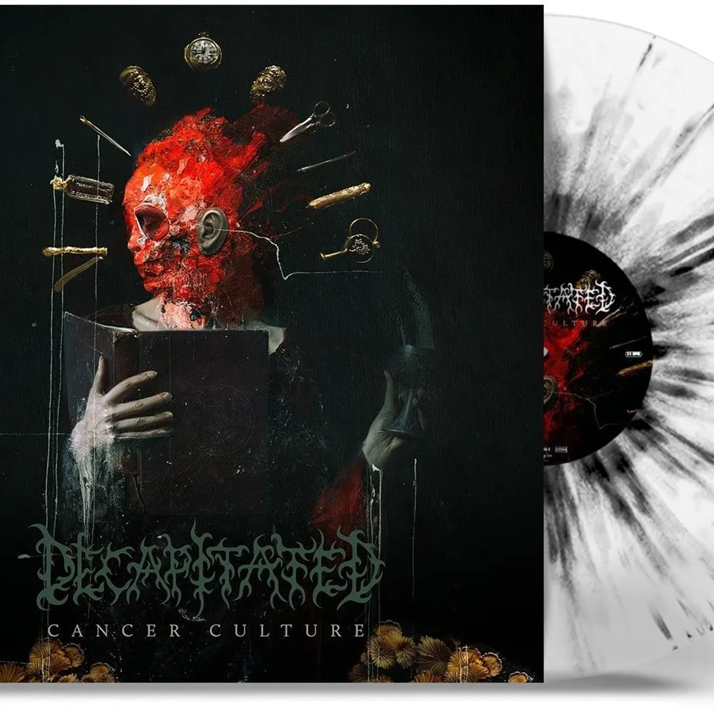 Decapitated Cancer Culture (Clear W/ Black Splatter) Vinyl Record