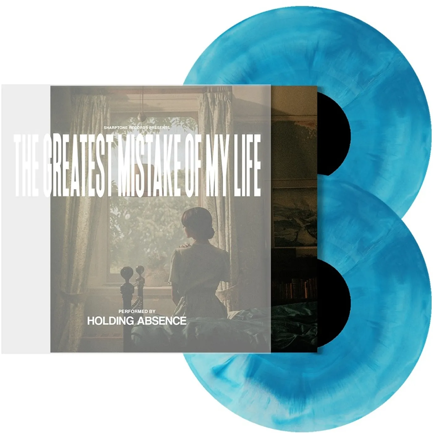 Holding Absence Greatest Mistake Of My Life   Sea Blue & Vinyl Record
