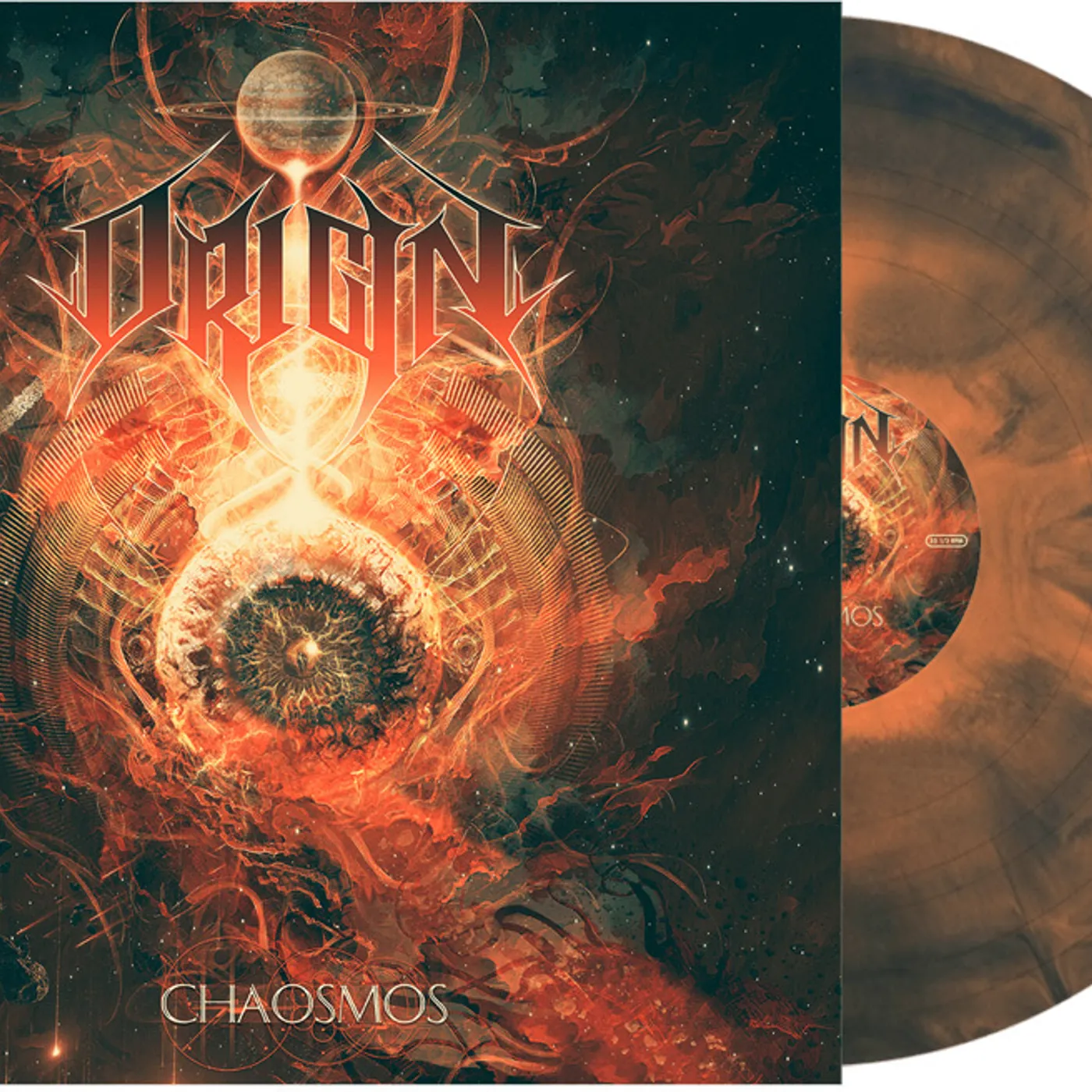 Origin Chaosmos (Orange & Blue Galaxy) Vinyl Record