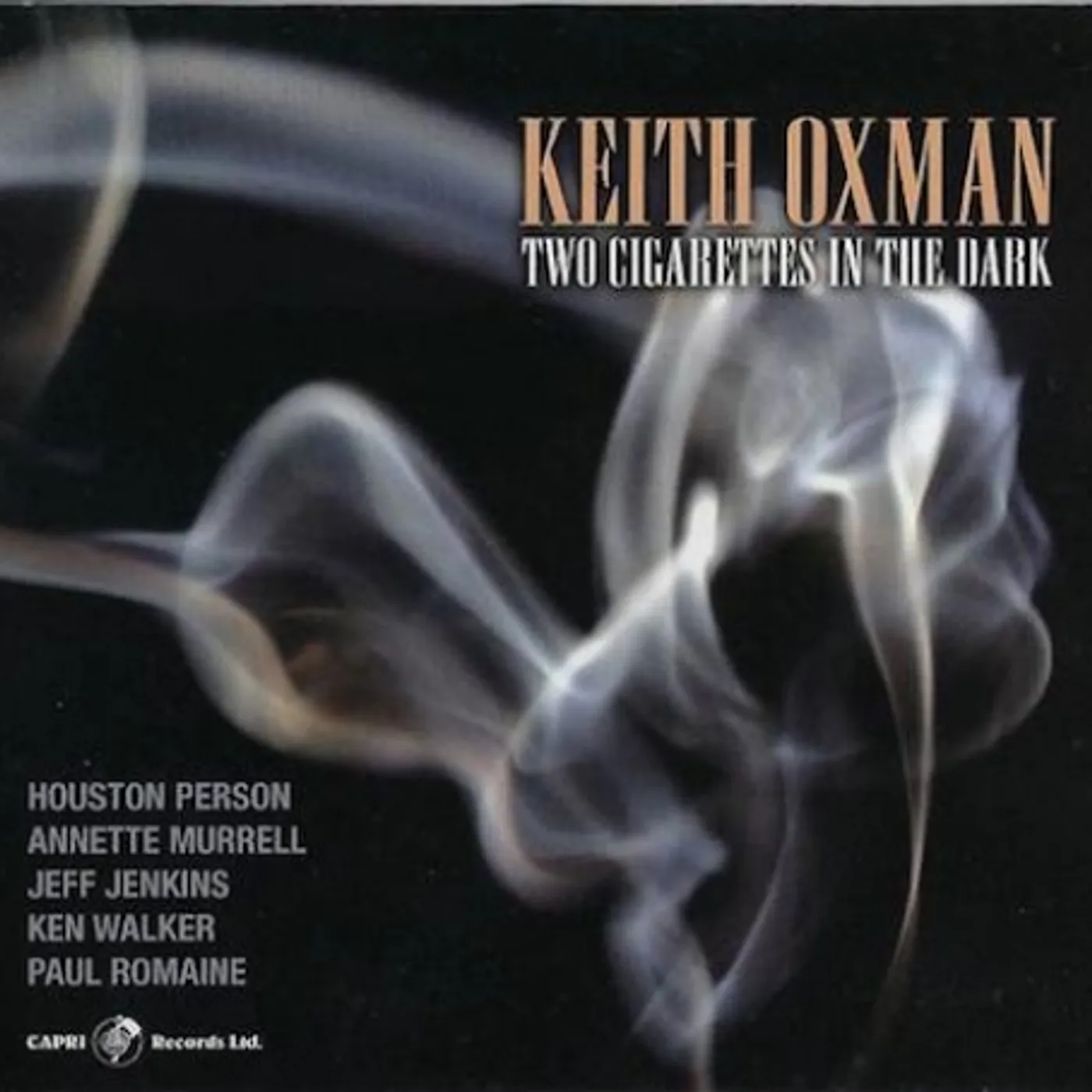 Keith Oxman TWO CIGARETTES IN THE DARK CD