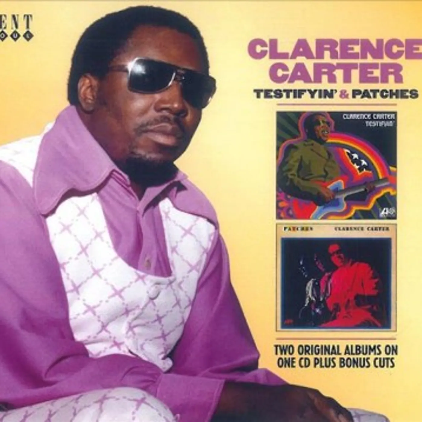 Clarence Carter Testifyin' & Patches CD
