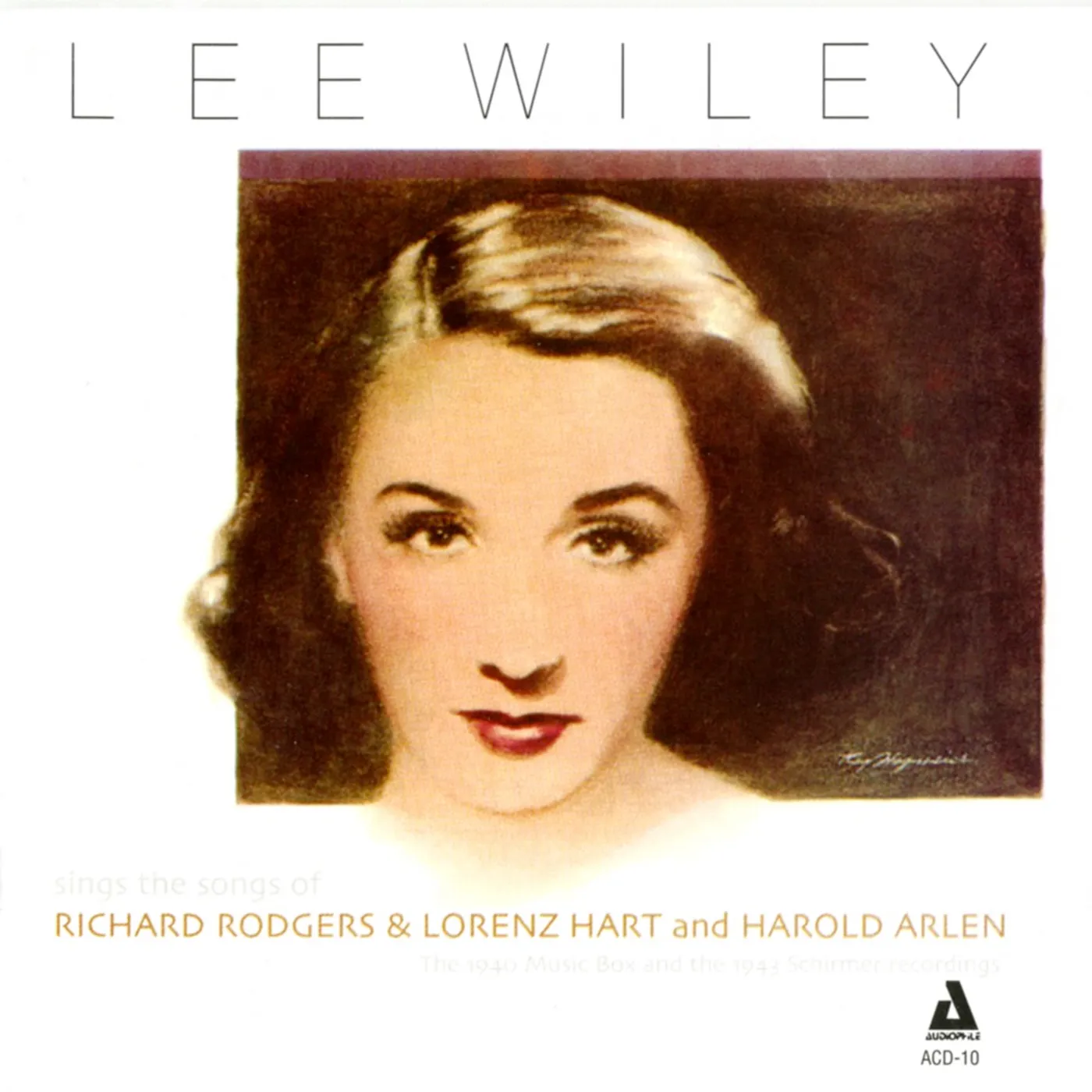 Lee Wiley Sings Rogers & Hart and Harold Arlen CD