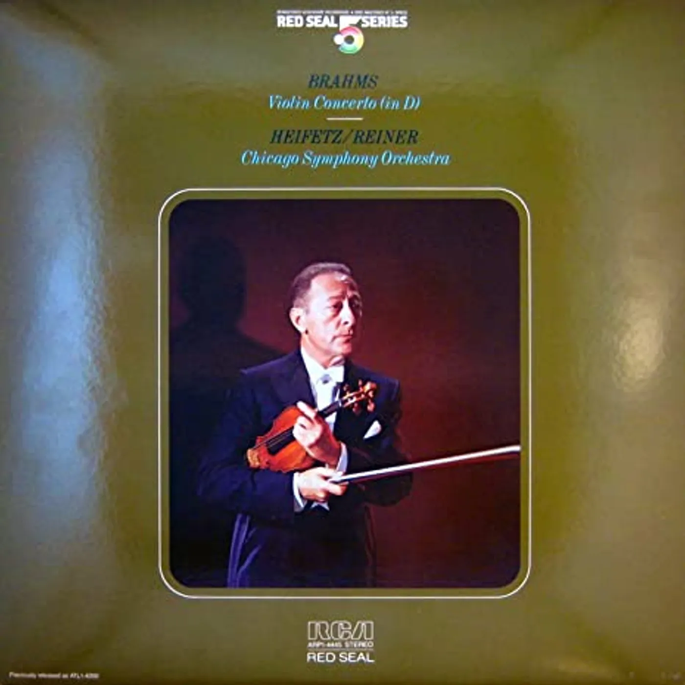 Fritz Reiner Brahms: Violin Concerto Vinyl Record