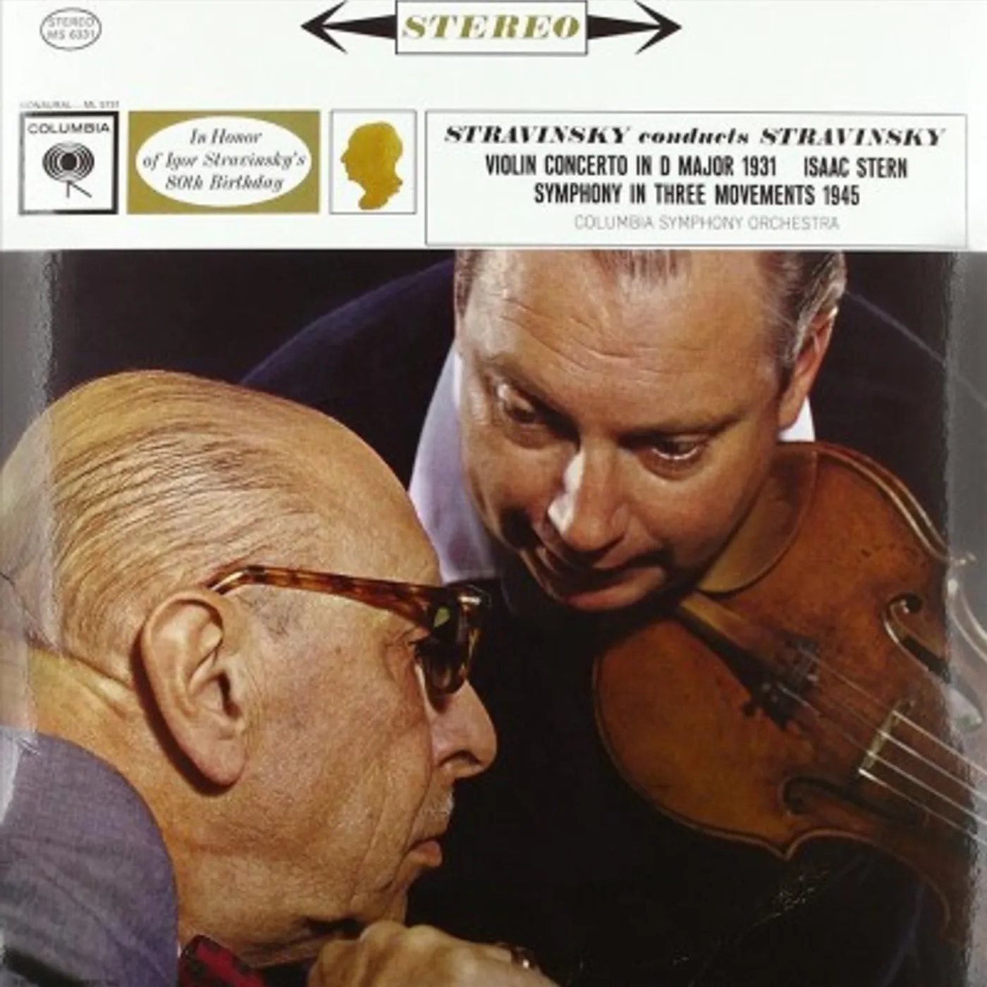 Igor Stravinsky Conducts Stravinksy Vinyl Record