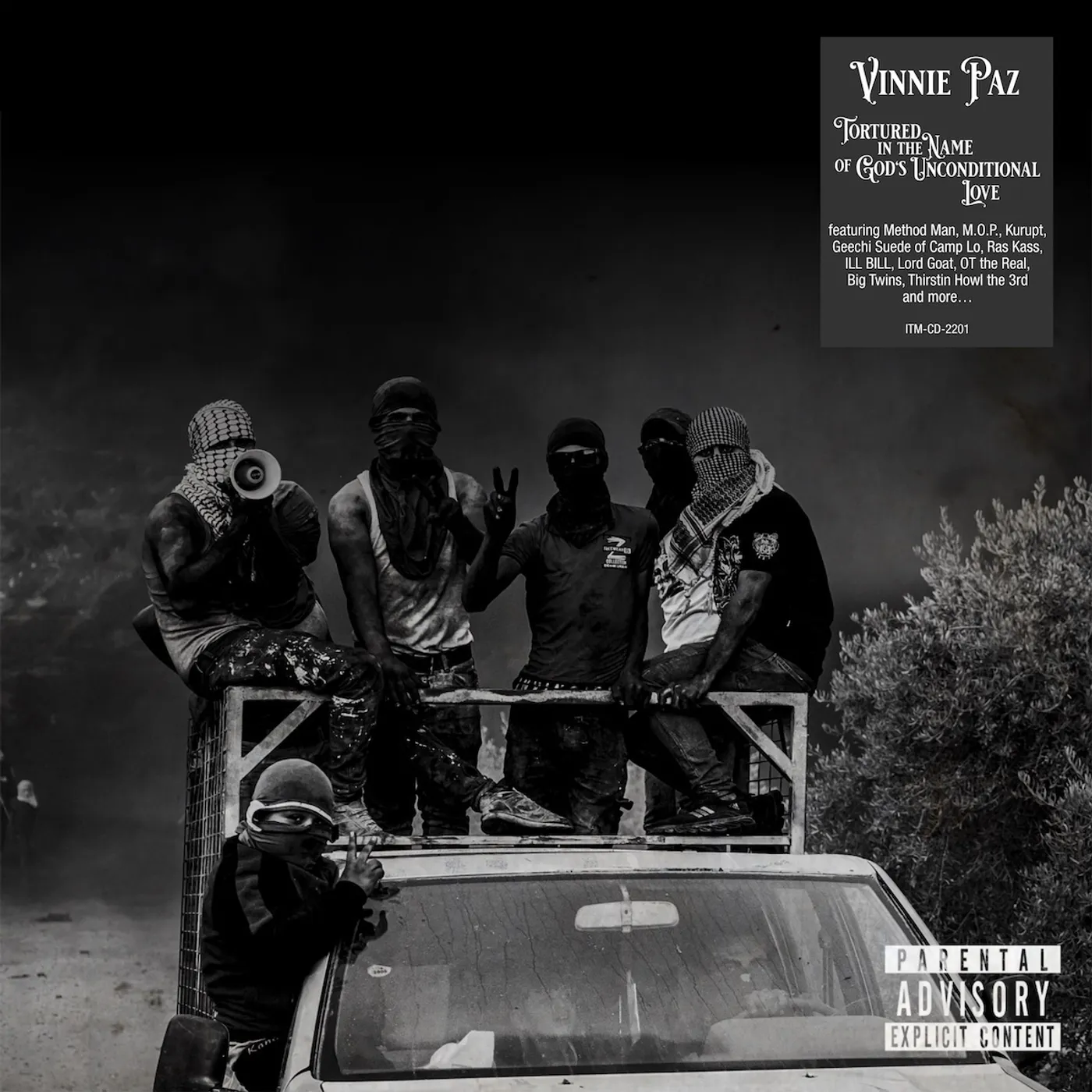 Vinnie Paz TORTURED IN THE NAME OF GOD'S UNCONDITIONAL LOVE CD