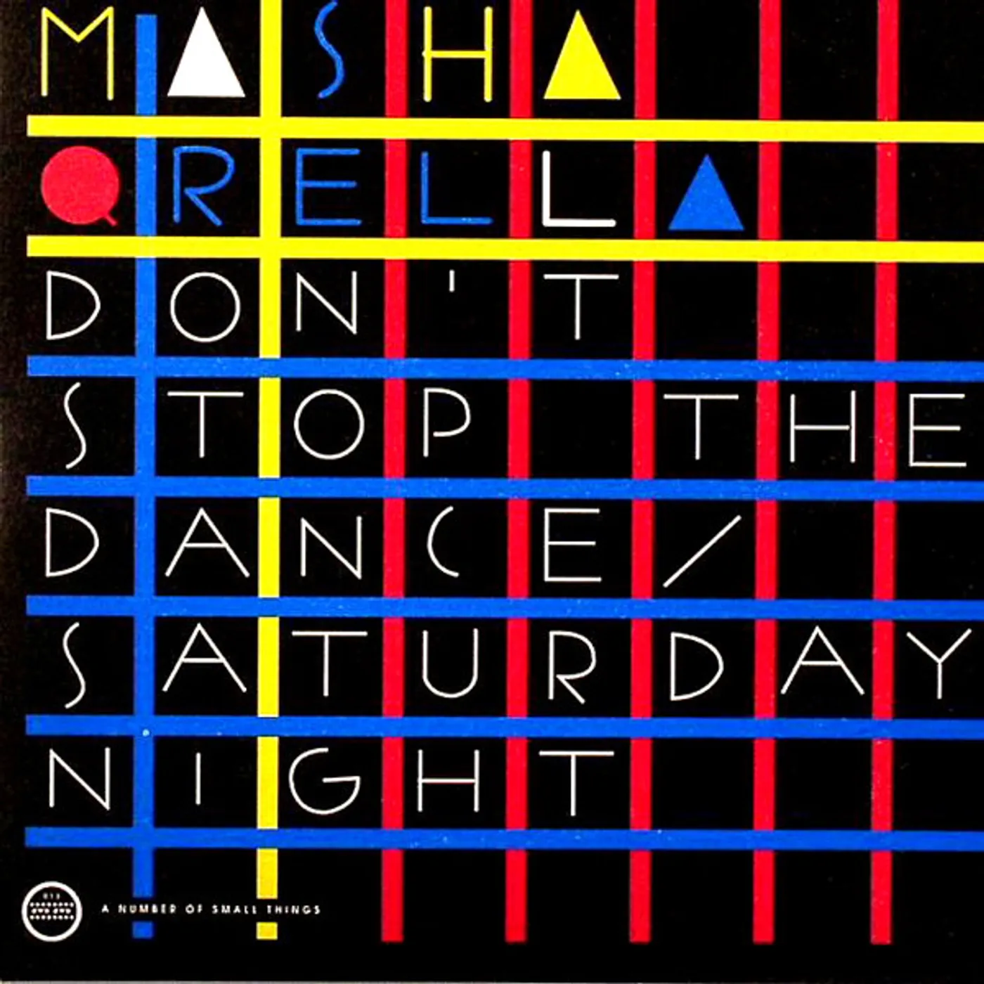 Masha Qrella Don't Stop The Dance/Saturday Night Vinyl Record