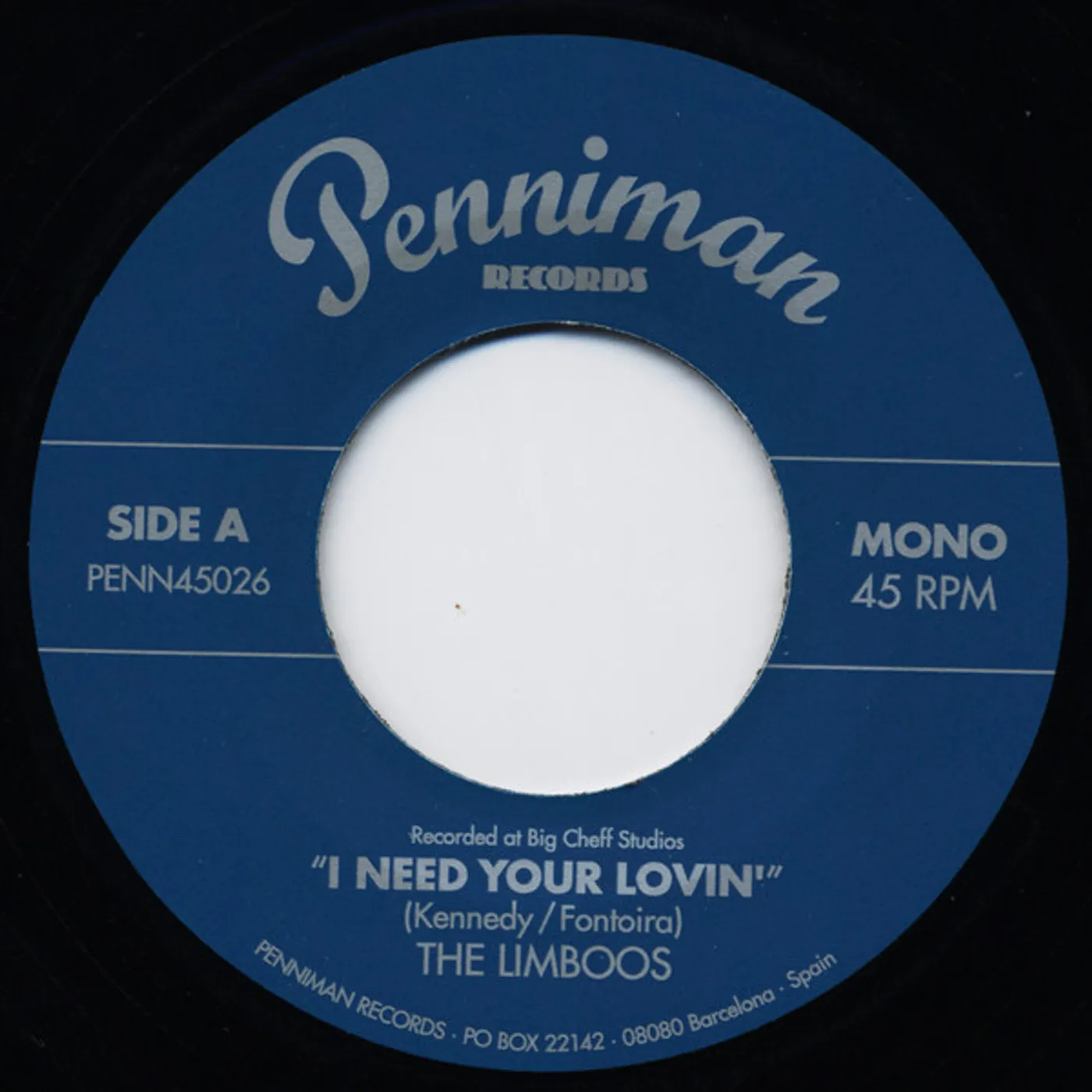 The Limboos I Need Your Lovin'/I'm A Fool Vinyl Record