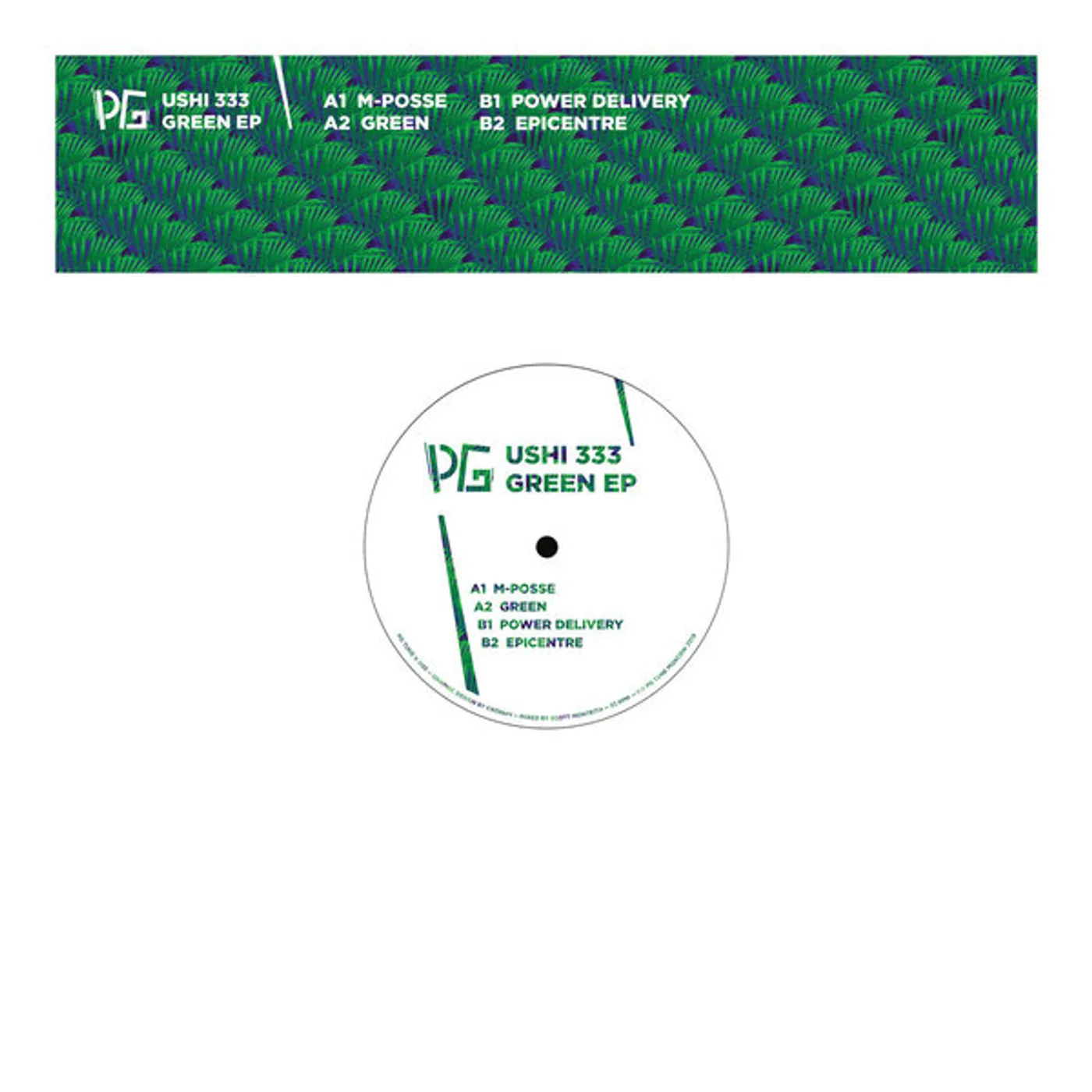 Ushi333 Green EP Vinyl Record