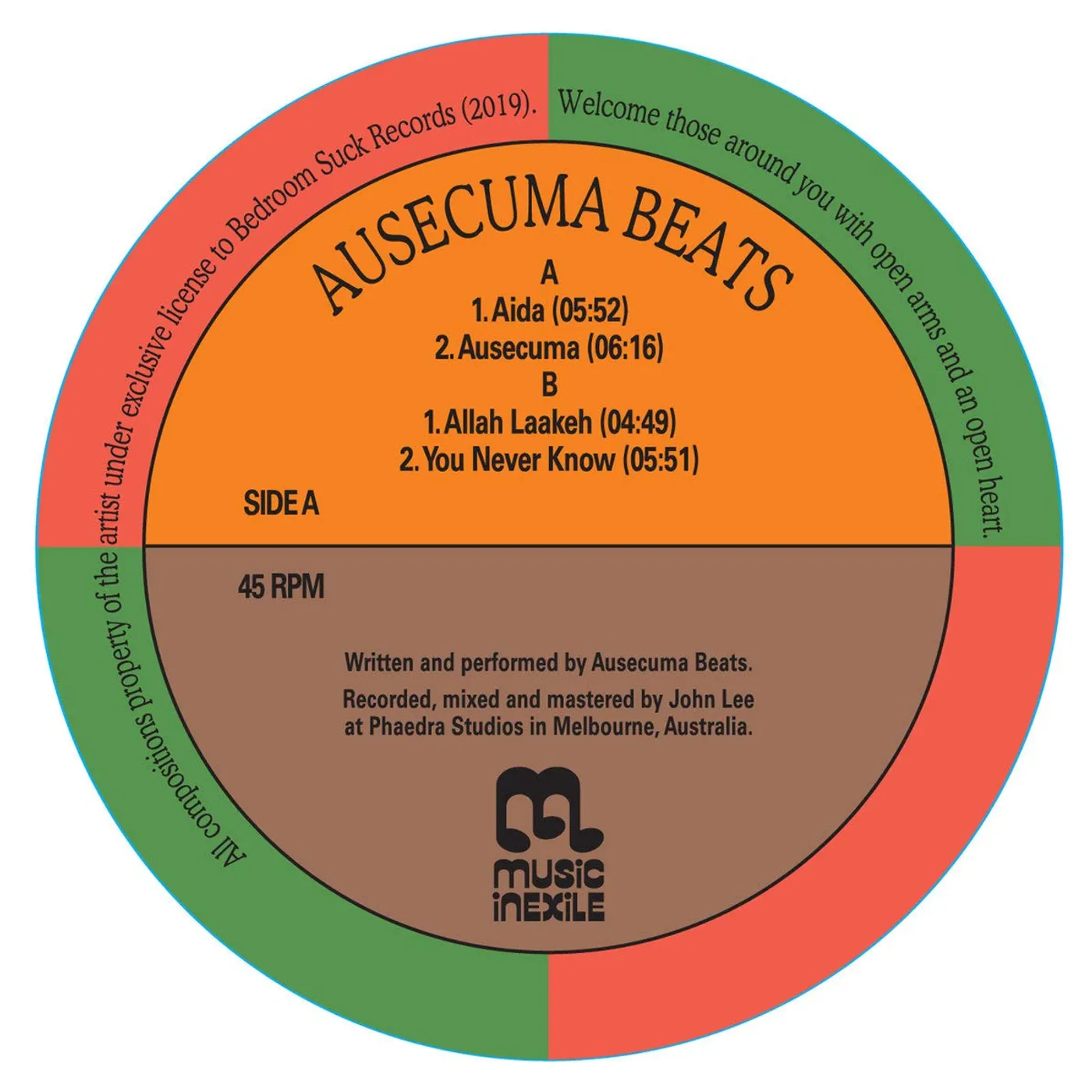 Ausecuma Beats Vinyl Record