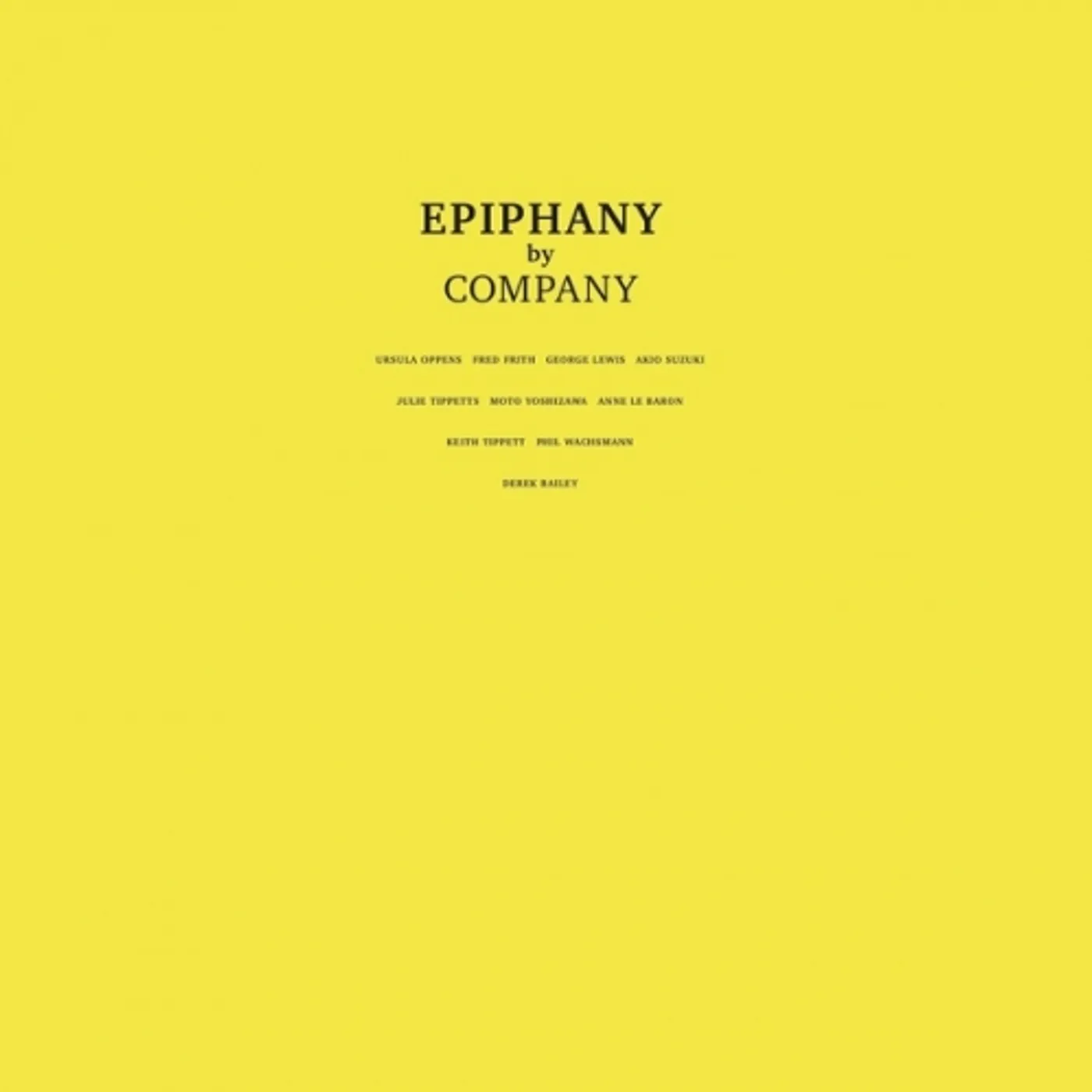 Company EPIPHANY Vinyl Record