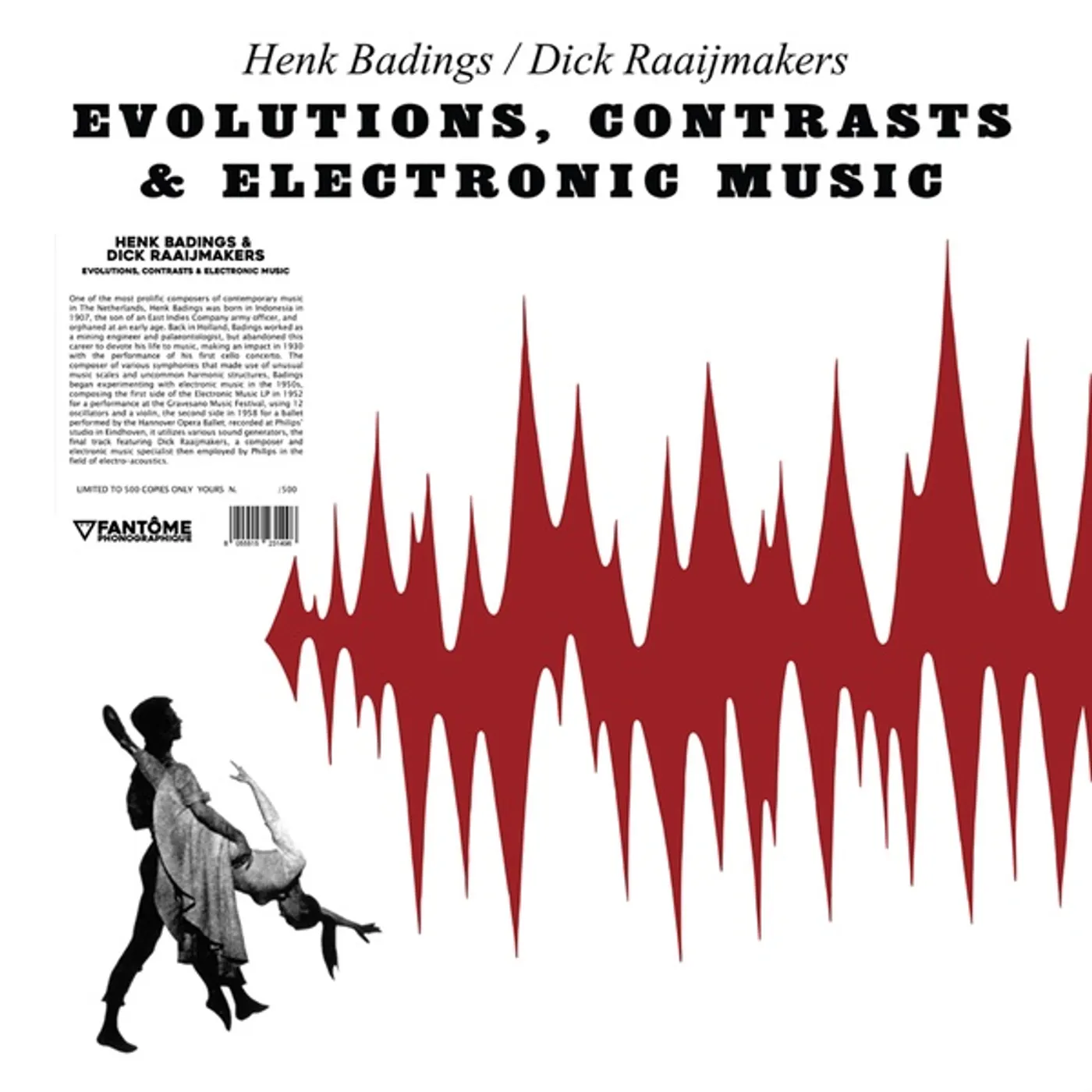 Henk Badings Evolutions, Contrasts & Electronic Music Vinyl Record