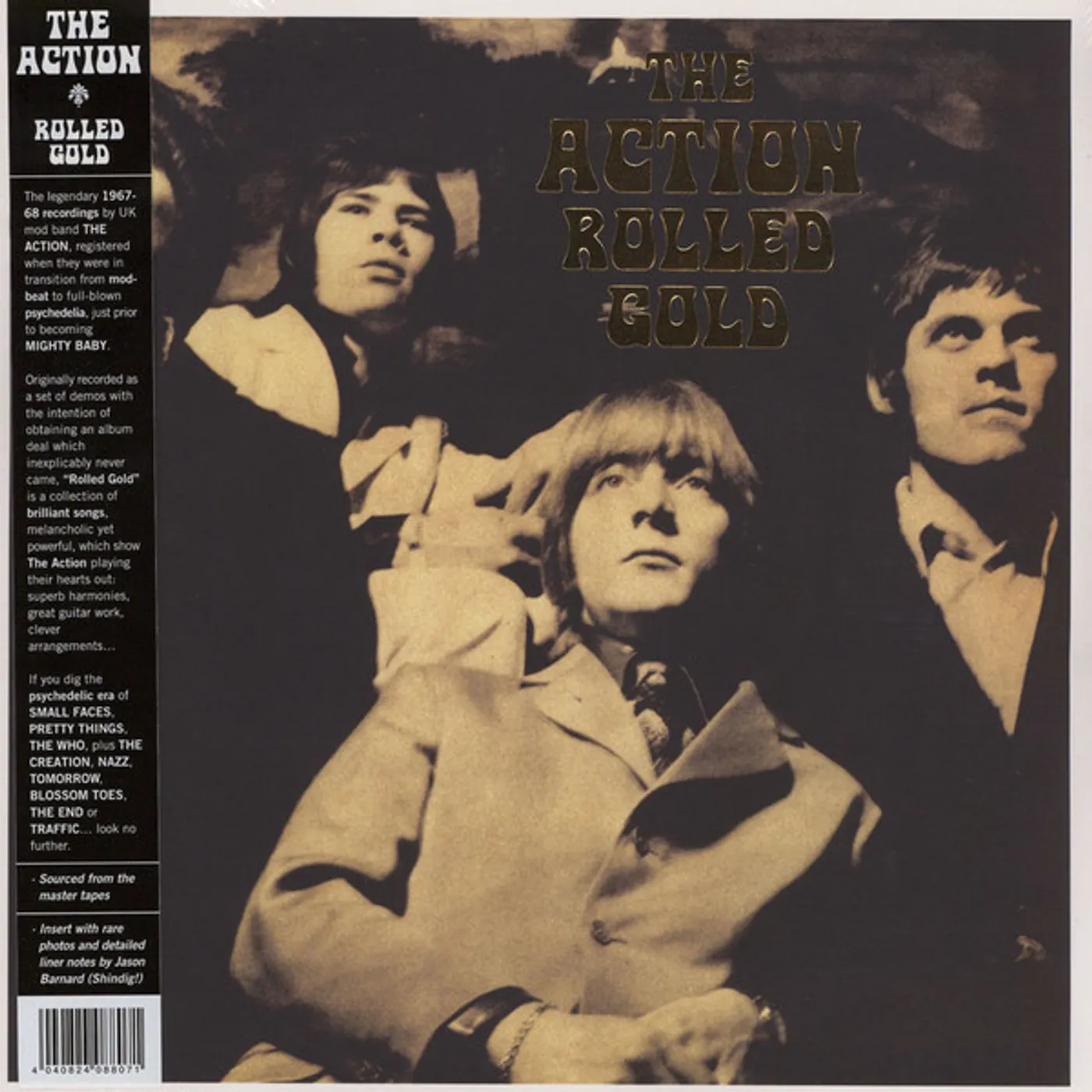 Action Rolled Gold Vinyl Record