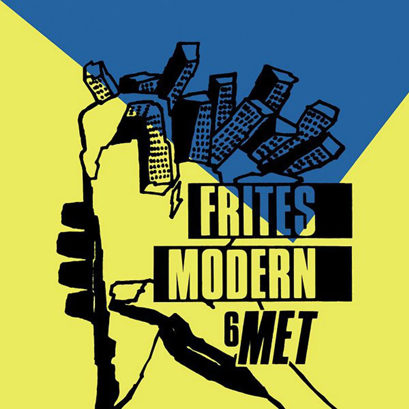 Frites Modern 6 met Vinyl Record