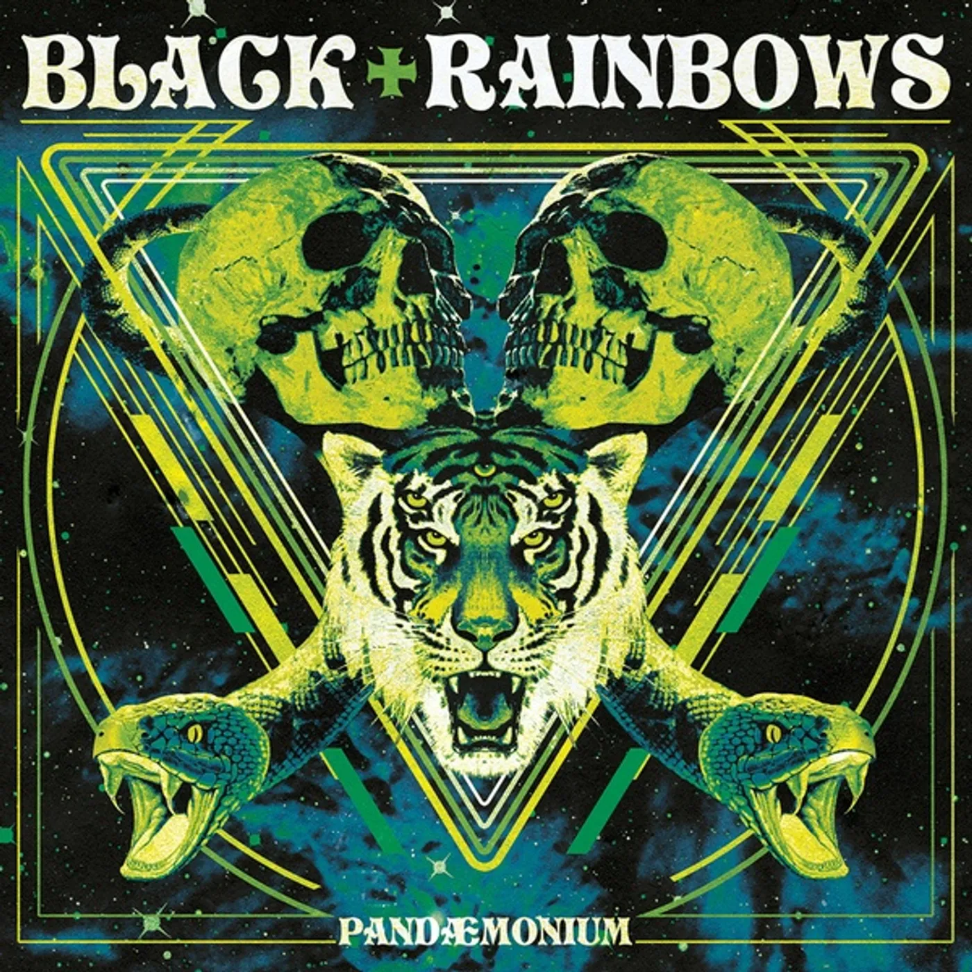 Black Rainbows Pandaemonium (Green Fluo) Vinyl Record