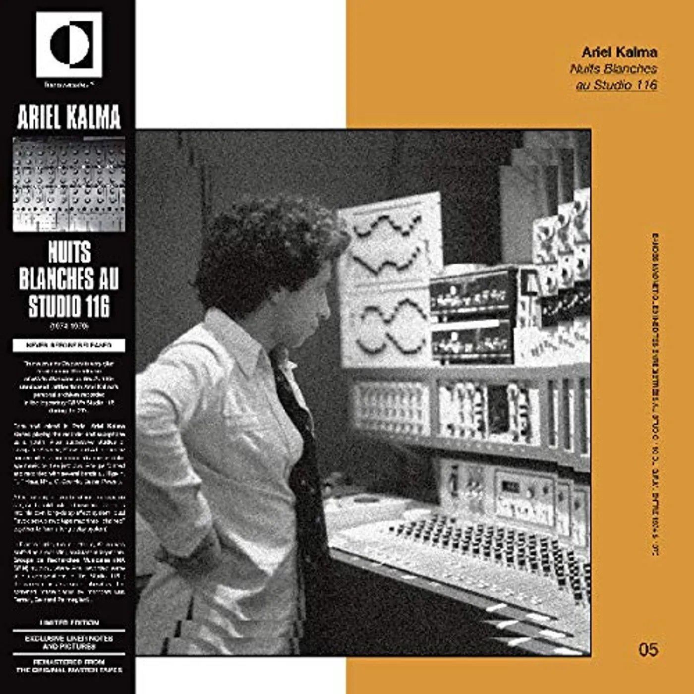 Ariel Kalma Nuits Blanches Au Studio 116 Vinyl Record