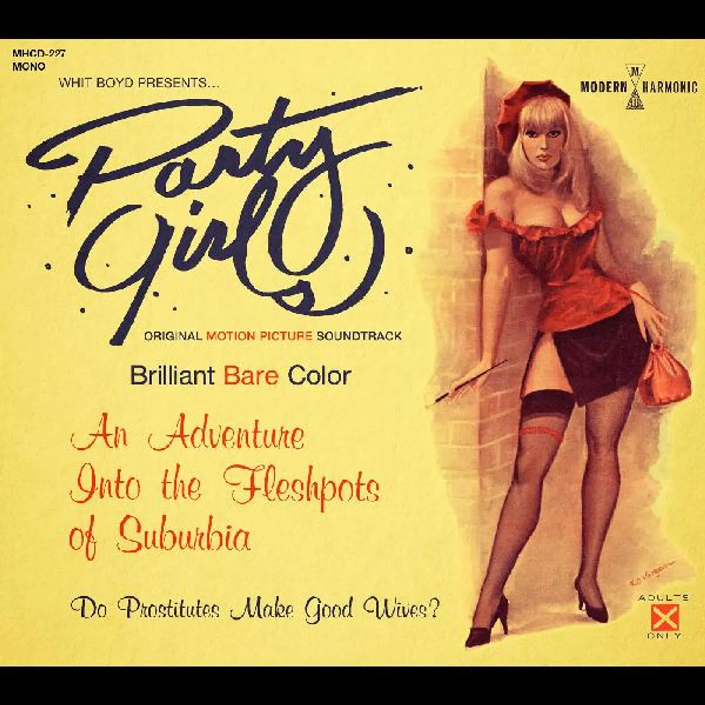 The Whit Boyd Combo PARTY GIRLS (ORIGINAL MOTION PICTURE SOUNDTRACK) CD