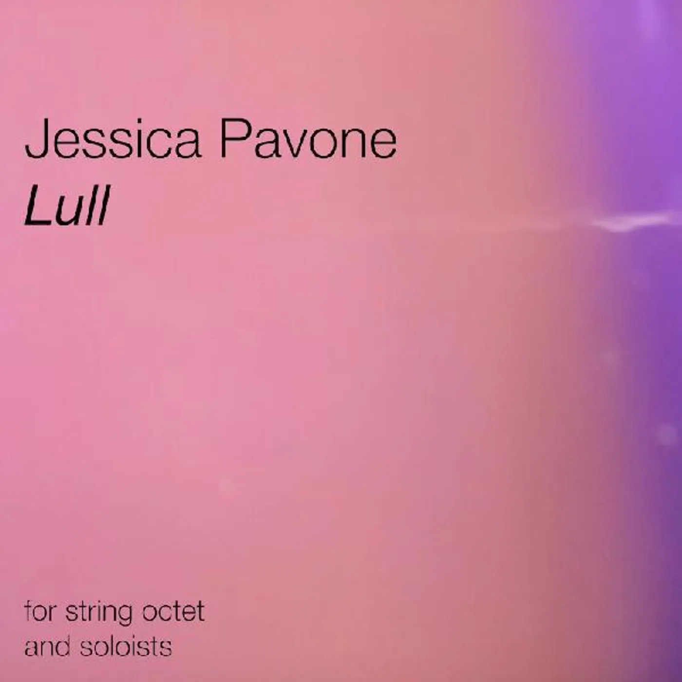 Jessica Pavone LULL CD
