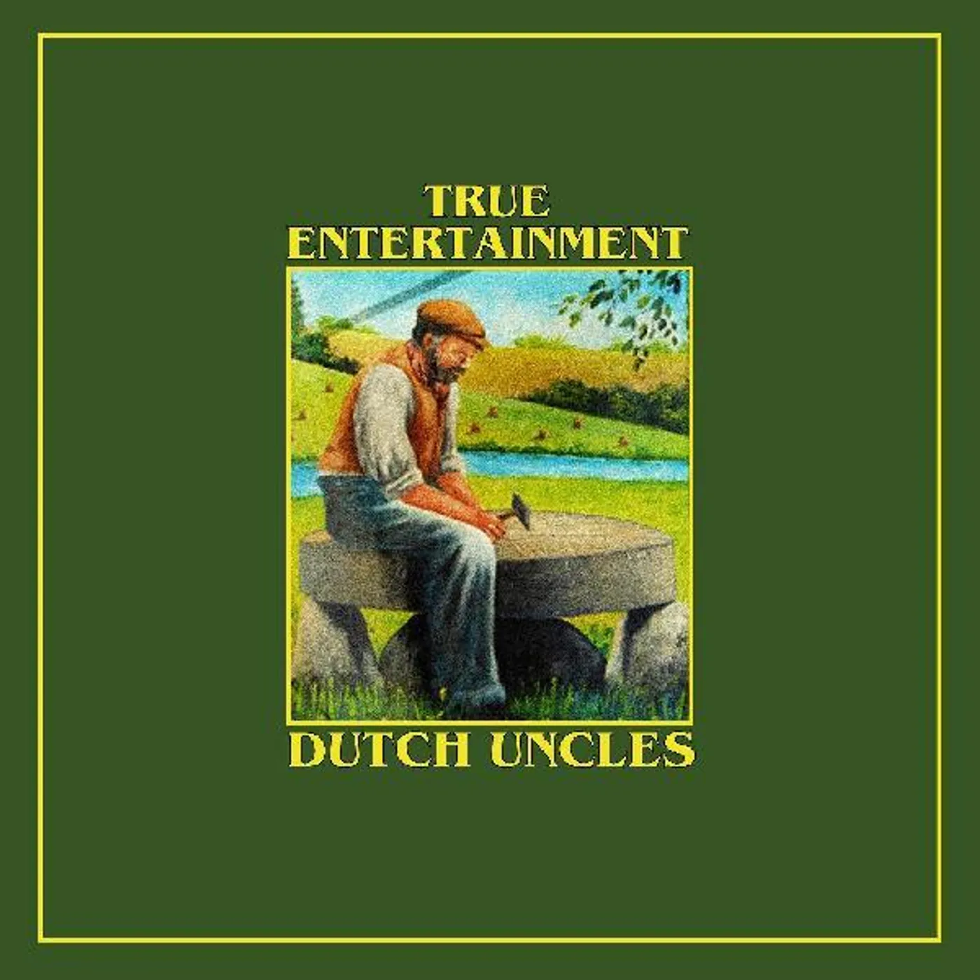 Dutch Uncles True Entertainment ( Millstone  Yellow V Vinyl Record