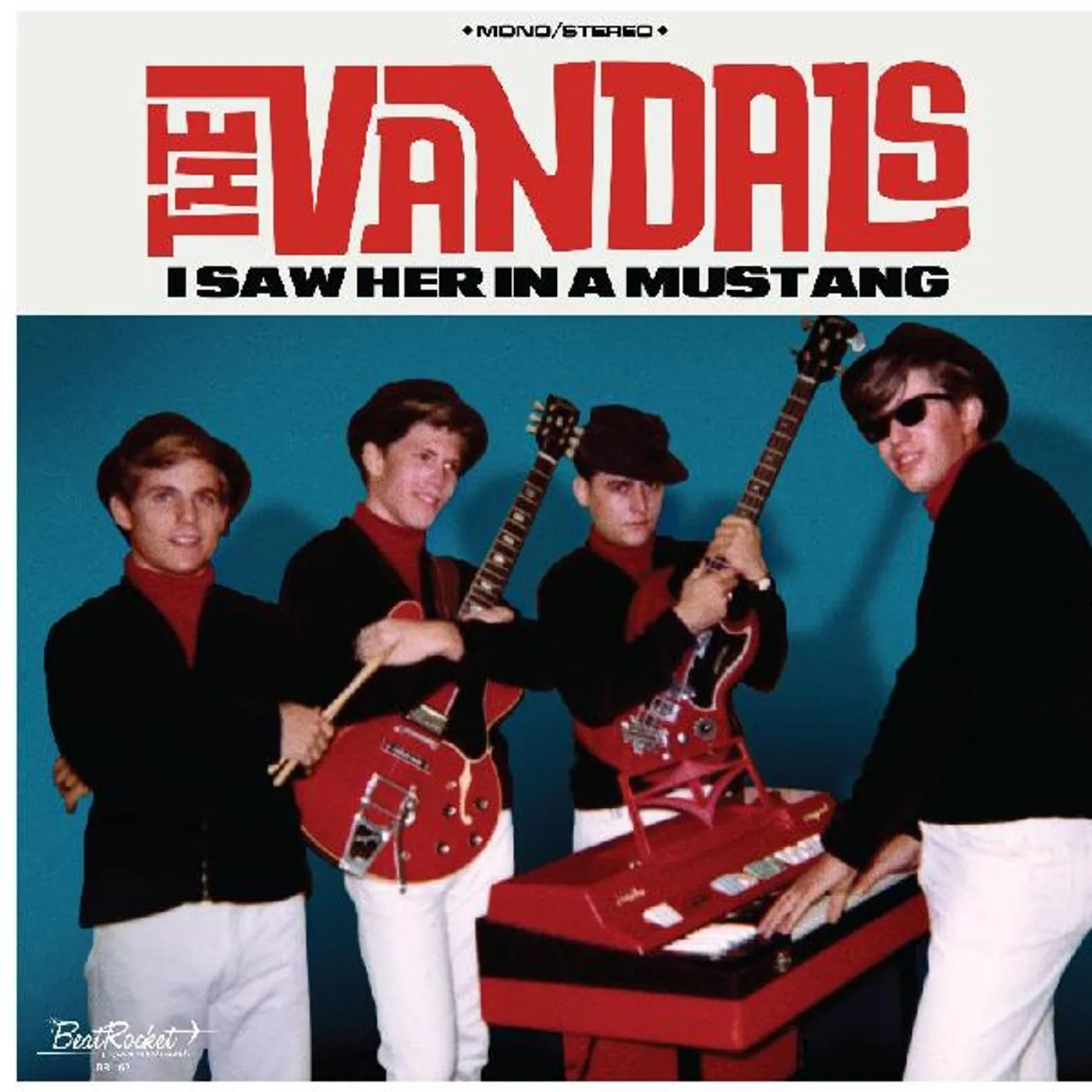 The Vandals I Saw Her In A Mustang (Blue Vinyl) Vinyl Record