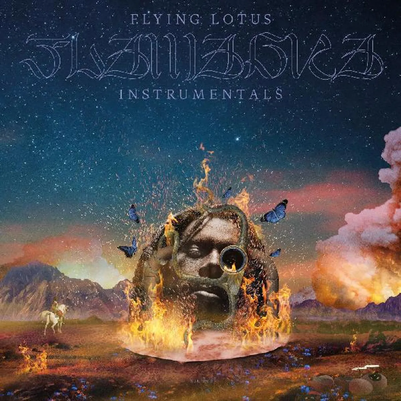Flying Lotus FLAMAGRA (INSTRUMENTALS) (2LP/DL CARD) Vinyl Record