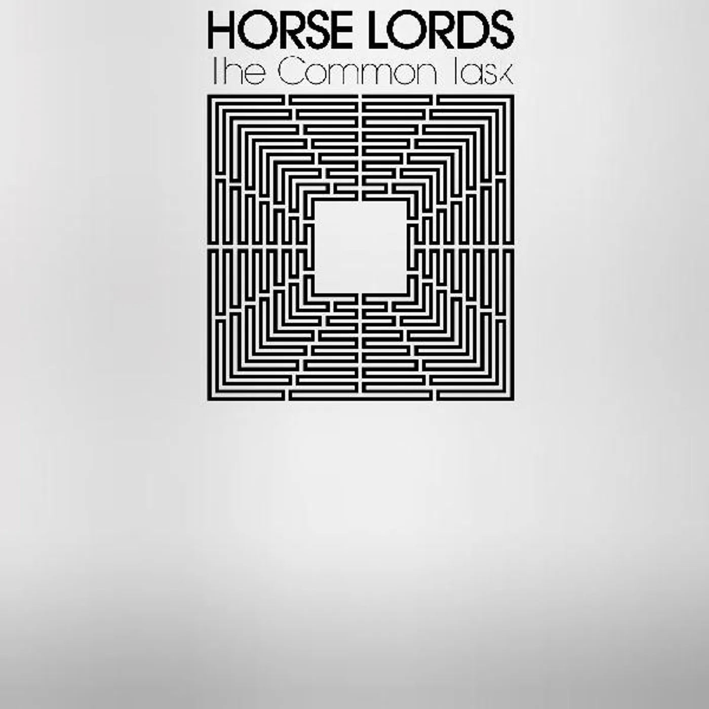 Horse Lords COMMON TASK (DL CARD) Vinyl Record