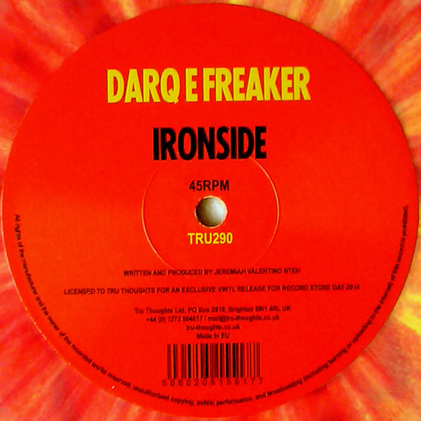 Darq E Freaker Ironside   12 Vinyl Record