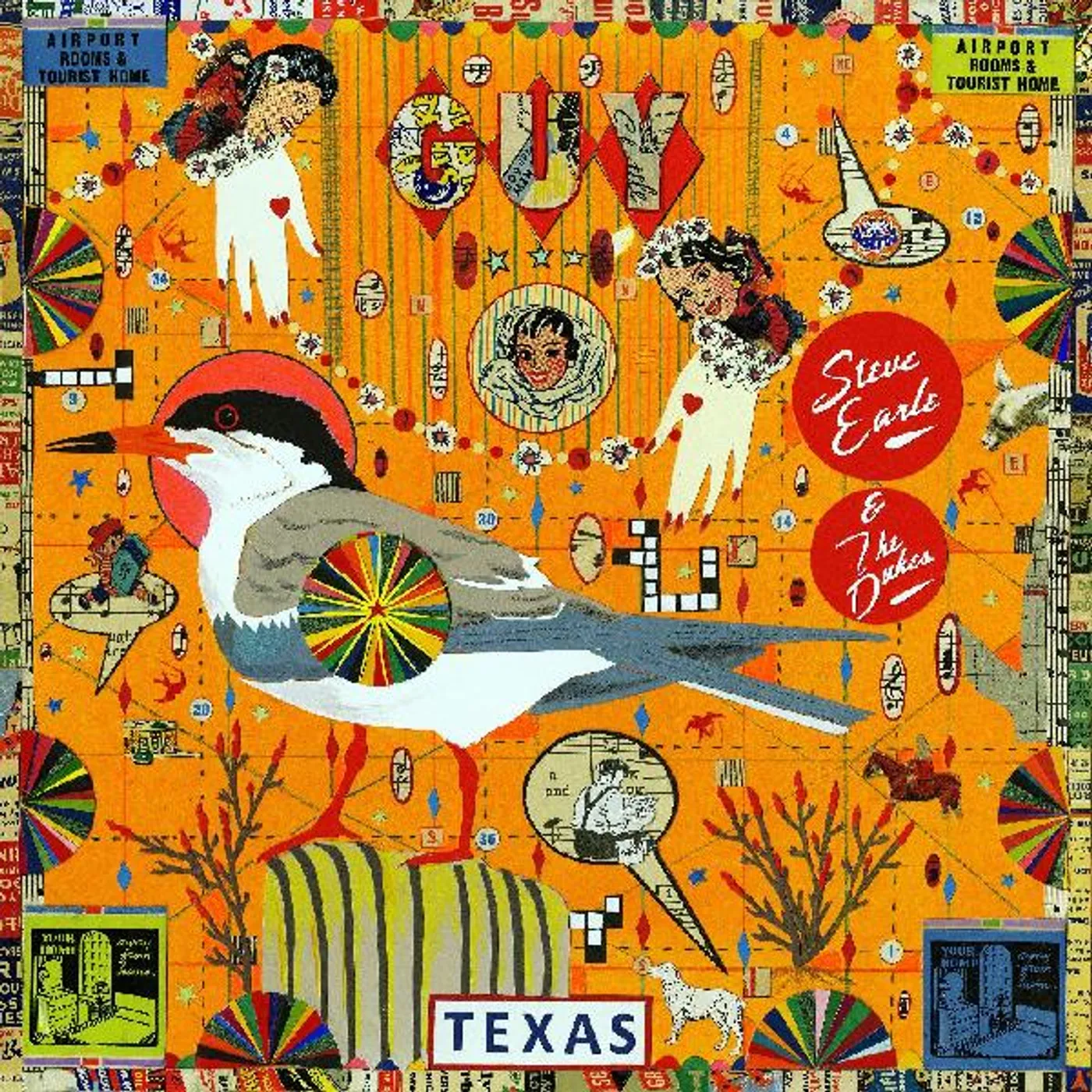 Steve Earle GUY (2LP/ORANGE & RED SWIRL VINYL) Vinyl Record