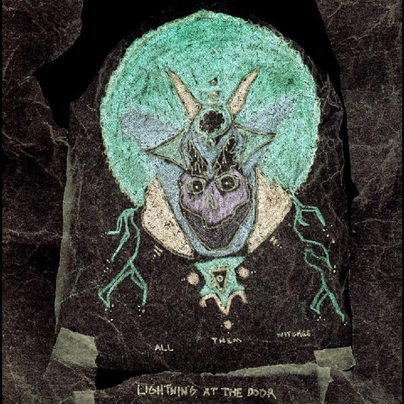 All Them Witches LIGHTNING AT THE DOOR (GREEN, PURPLE & SILVER VINYL) Vinyl Record