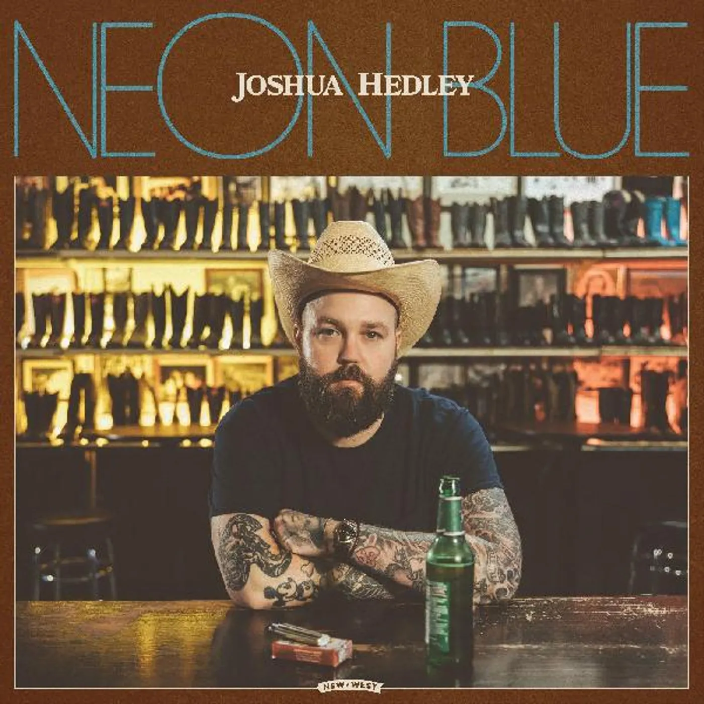 Joshua Hedley Neon Blue Vinyl Record