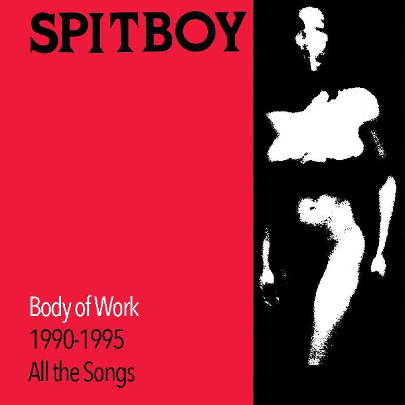 Spitboy BODY OF WORK (RED & BLACK MARBLE VINYL/2LP/DL CARD) Vinyl Record