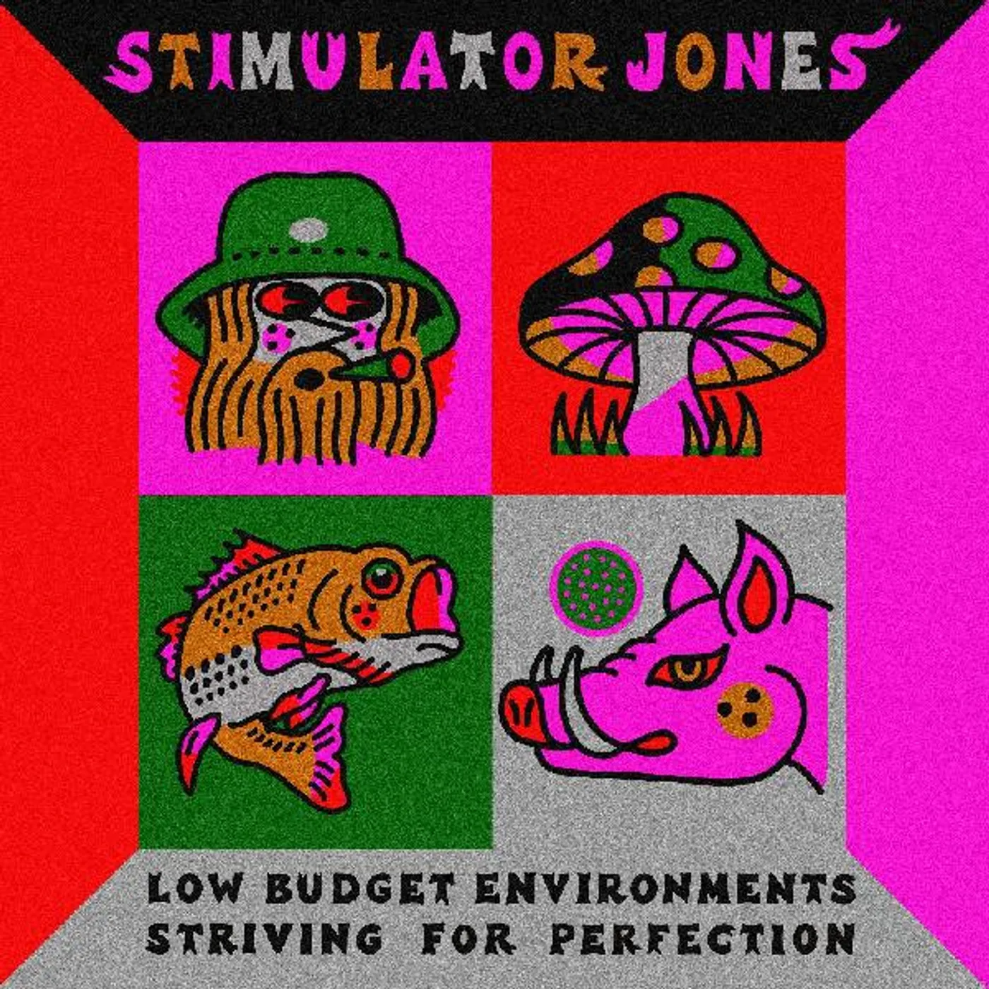 Stimulator Jones Low Budget Environments Striving For Perfection Vinyl Record