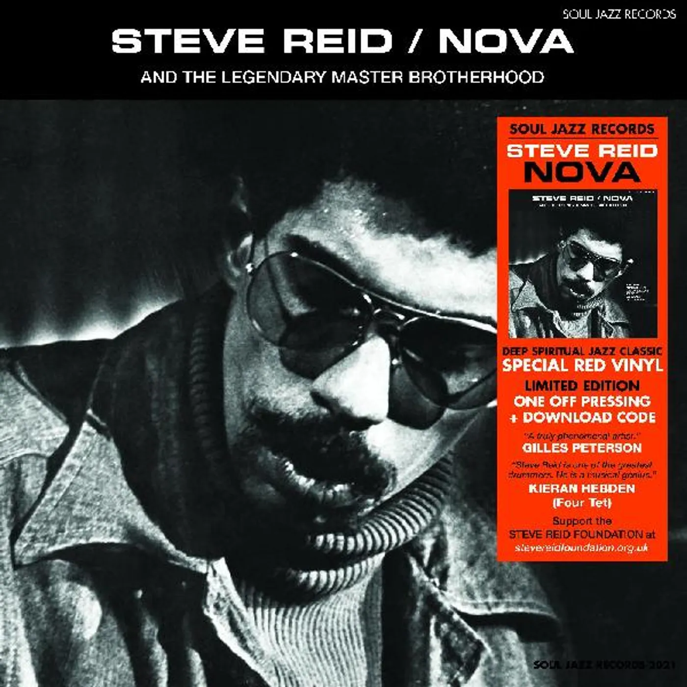 Steve Reid Nova (Transparent Red Vinyl) Vinyl Record