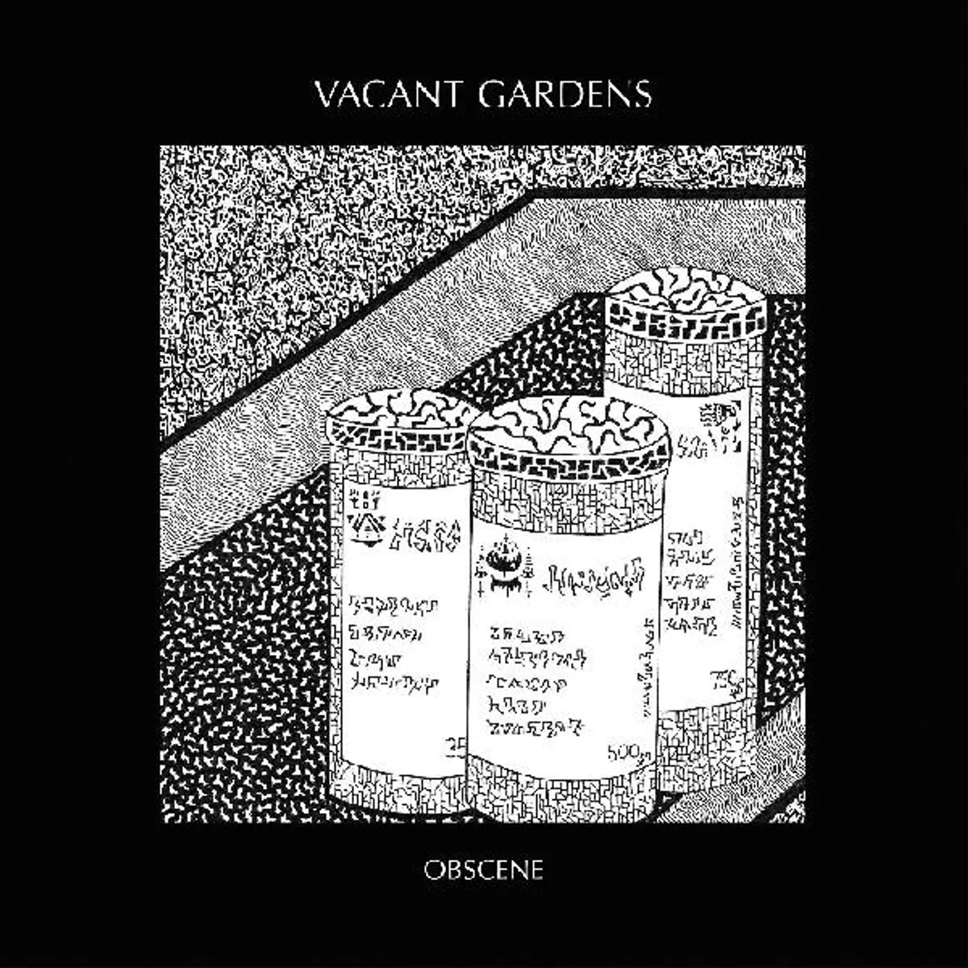 Vacant Gardens Obscene (Clear Vinyl) record