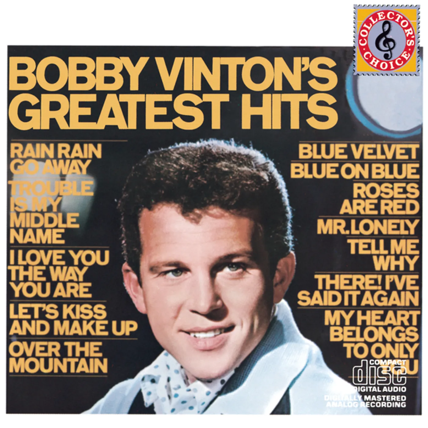 BOBBY VINTON'S GREATEST HITS CD