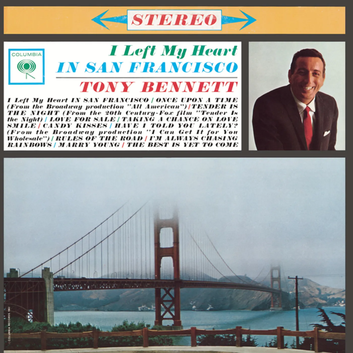 Tony Bennett I LEFT MY HEART IN SAN FRANCISCO CD