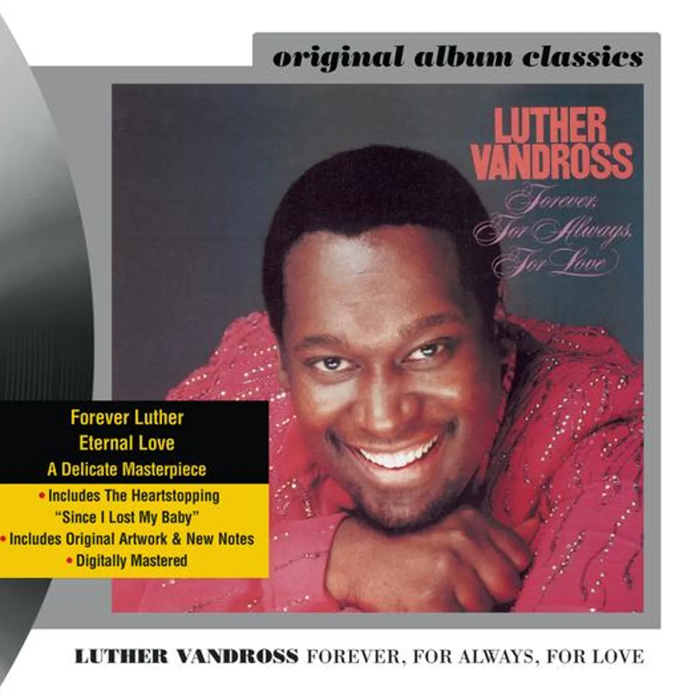 Luther Vandross FOREVER FOR ALWAYS FOR LOVE CD