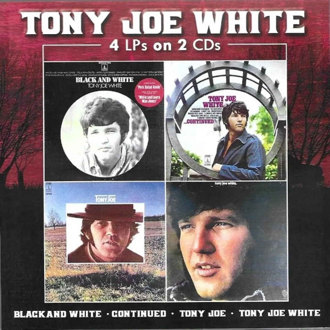 Tony Joe White BLACK & WHITE / CONTINUED CD