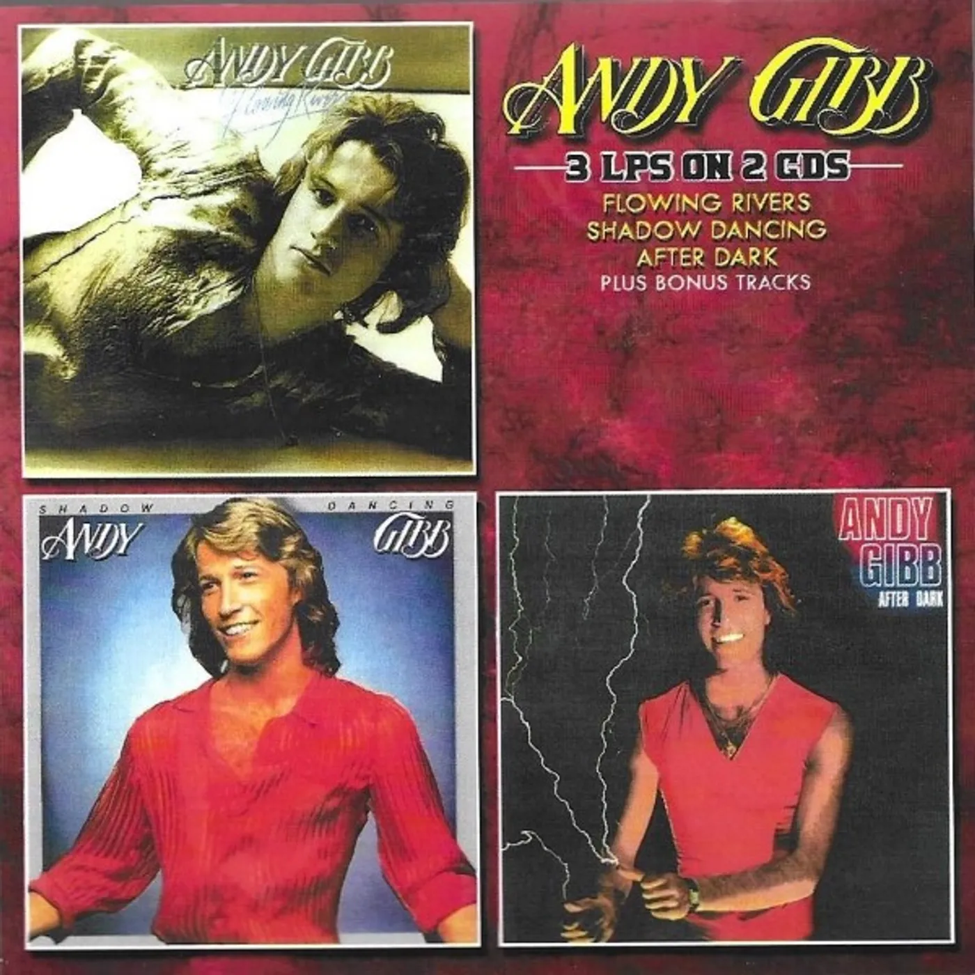 Andy Gibb Flowing Rivers / Shadow Dancing / After CD