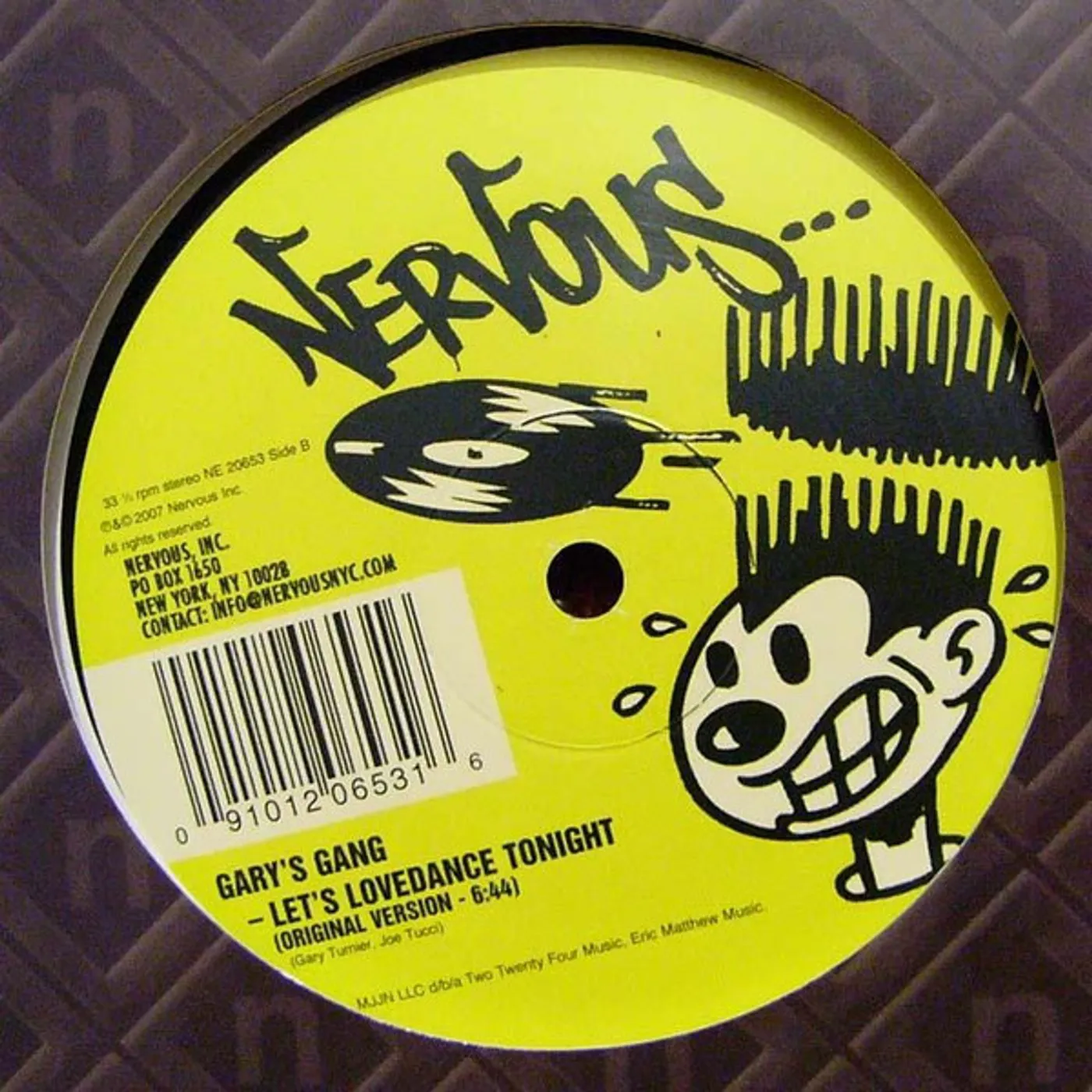 Gary's Gang Let's Lovedance Tonight Vinyl Record