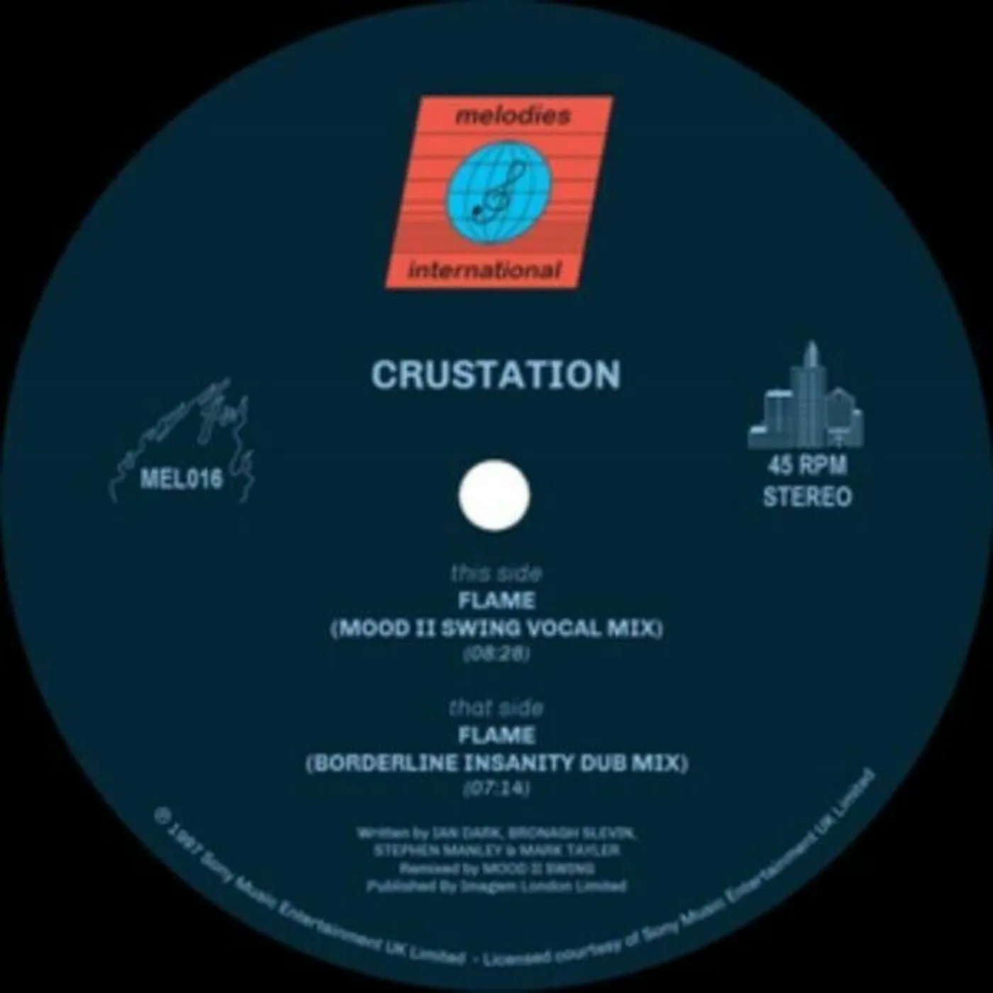 Crustation Flame (Mood II Swing Remixes) Vinyl Record