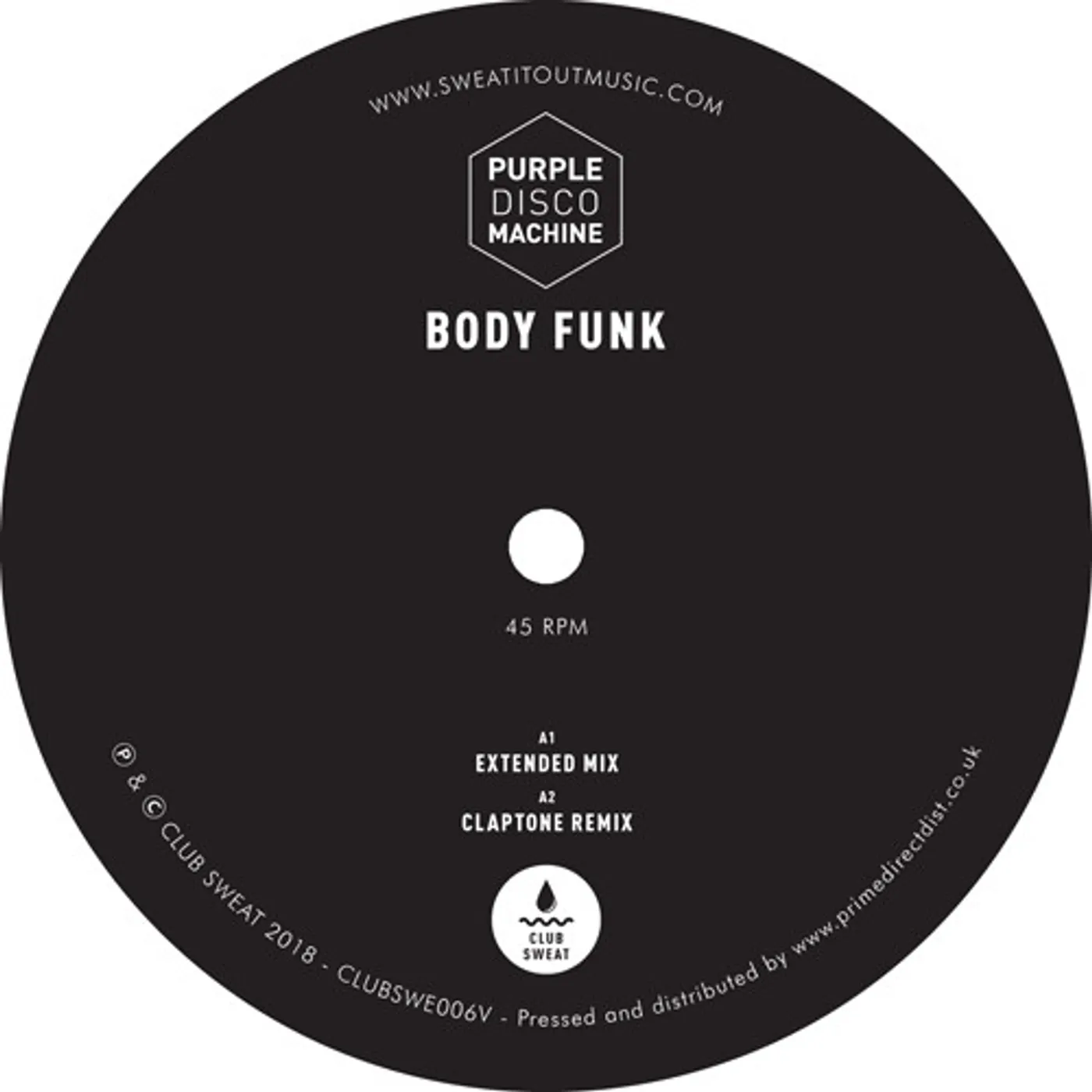 Purple Disco Machine Body Funk Remixes Vinyl Record