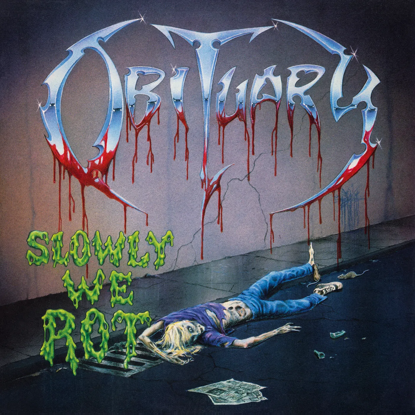Obituary Slowly We Rot Vinyl Record