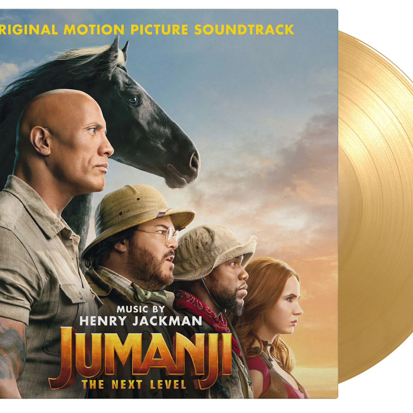Henry Jackman Jumanji The Next Level (Soundtrack)   Desert Sand Vinyl Record