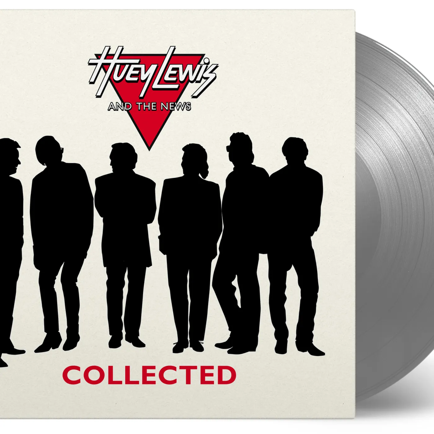 Huey Lewis & The News Collected Silver Vinyl Record