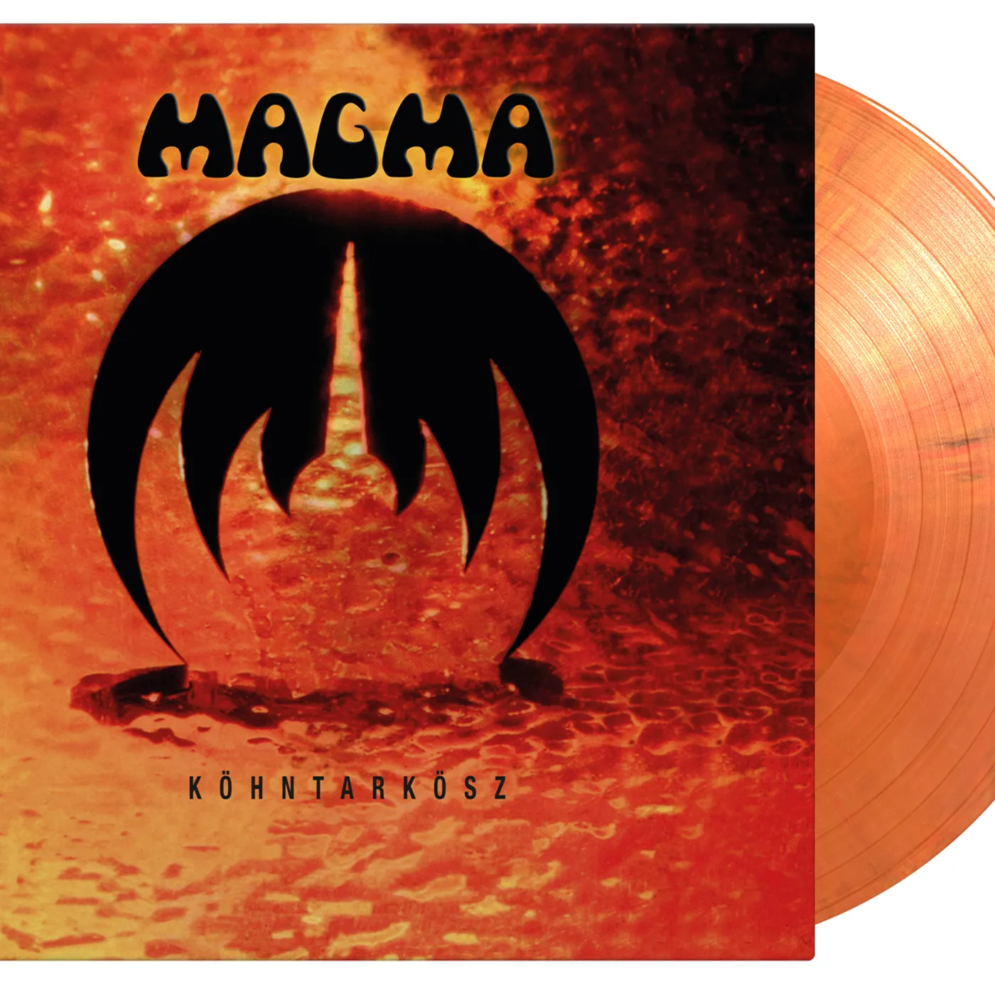 Magma Kohntarkosz  Ltd Yellow & Red Marble Vin Vinyl Record